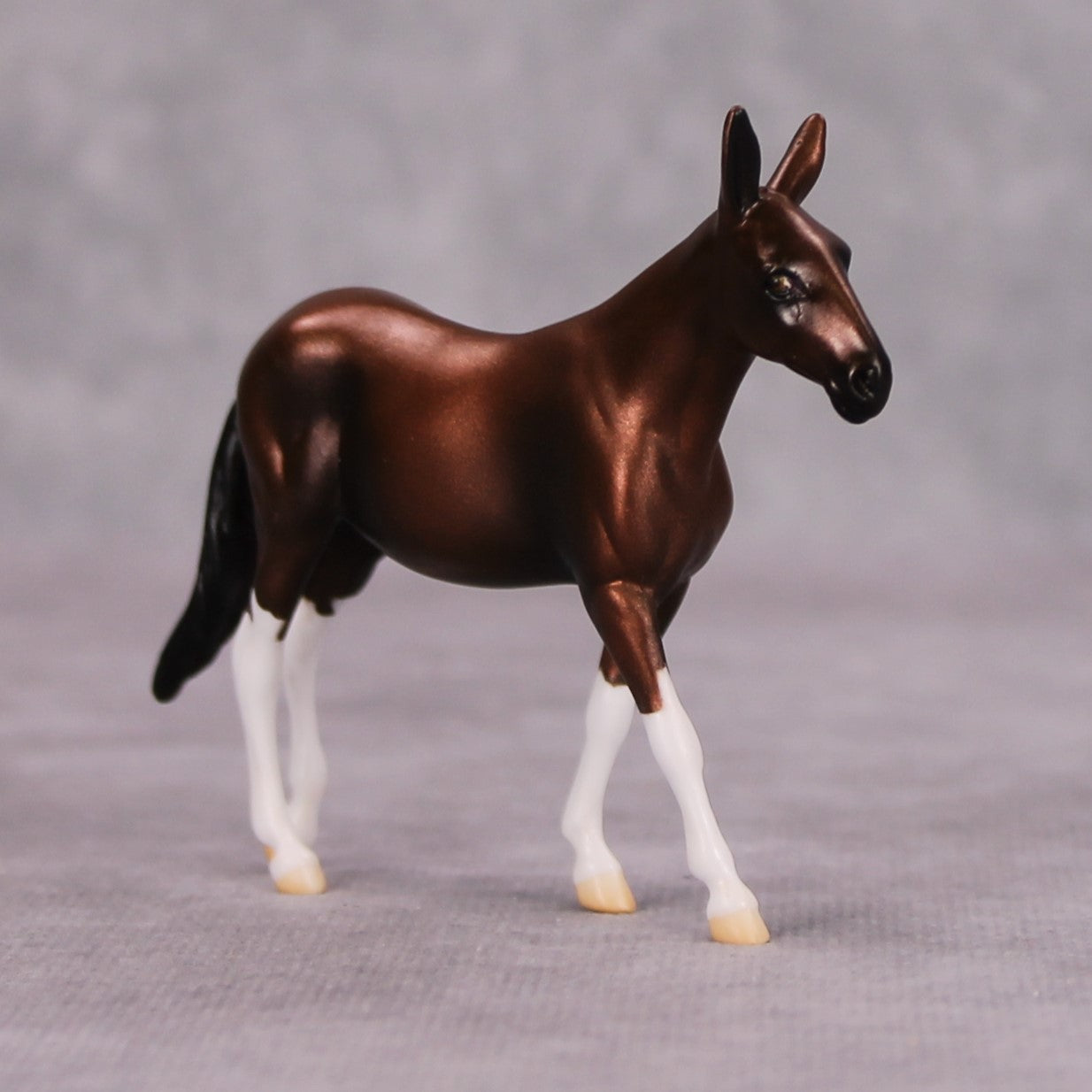 The Great War OOAK Copper Chestnut Deco Mule Chip By Jamie Adamson MM24