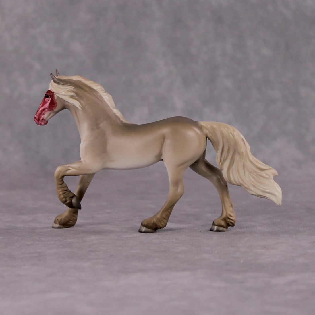 "Saru" LE-3 Japanese Macaque Inspired Deco Friesian Chip By Jess Hamill - 2025 The Menagerie Series MS25