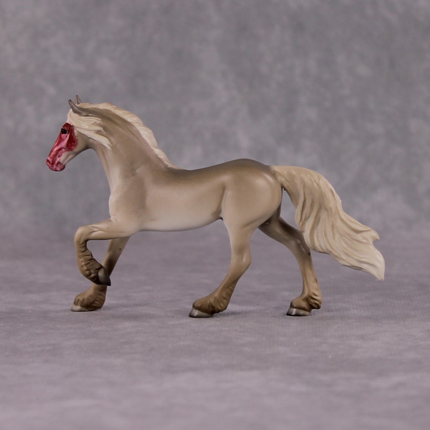 "Saru" LE-3 Japanese Macaque Inspired Deco Friesian Chip By Jess Hamill - 2025 The Menagerie Series MS25