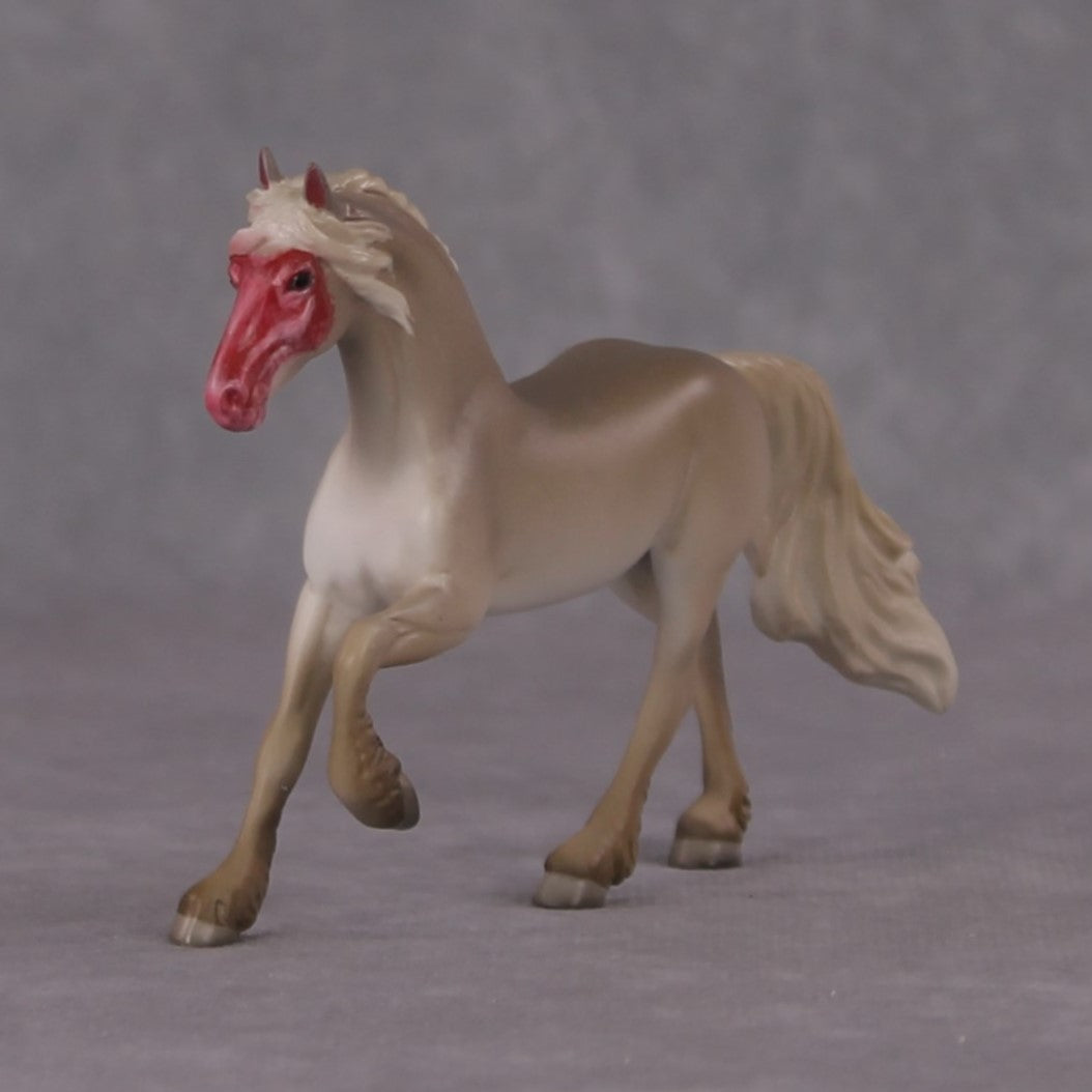 "Saru" LE-3 Japanese Macaque Inspired Deco Friesian Chip By Jess Hamill - 2025 The Menagerie Series MS25