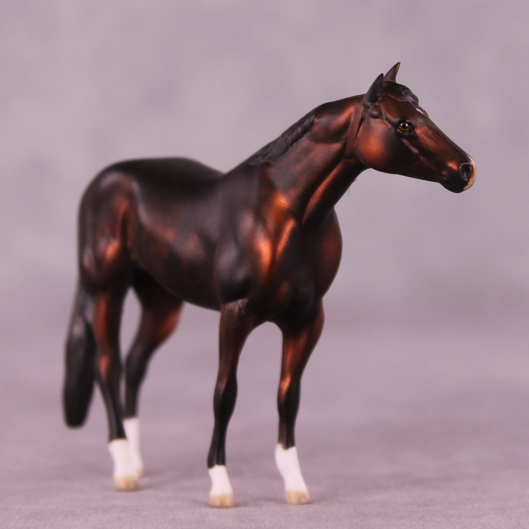 Multnomah OOAK Chip Stock Horse by Julie Keim Special Chip Drop