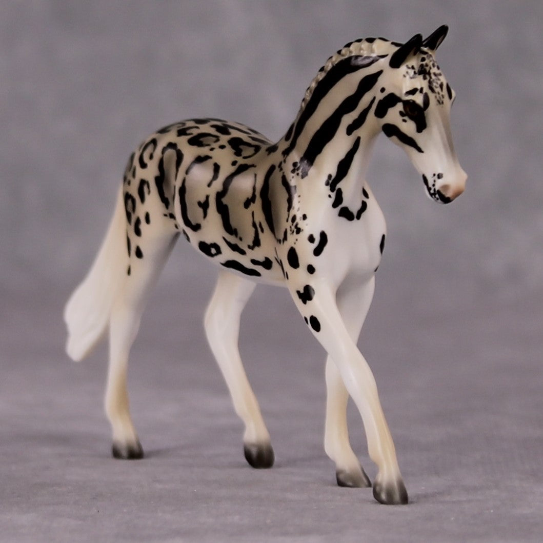"Neofelis" LE-3 Clouded Leopard Inspired Deco Warmblood Chip By Jess Hamill - 2025 The Menagerie Series MS25