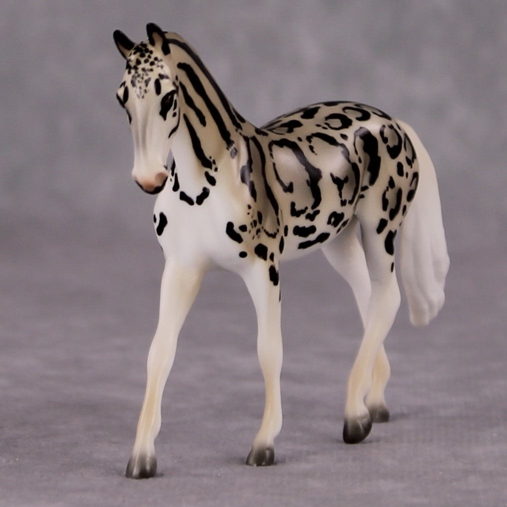 "Neofelis" LE-3 Clouded Leopard Inspired Deco Warmblood Chip By Jess Hamill - 2025 The Menagerie Series MS25