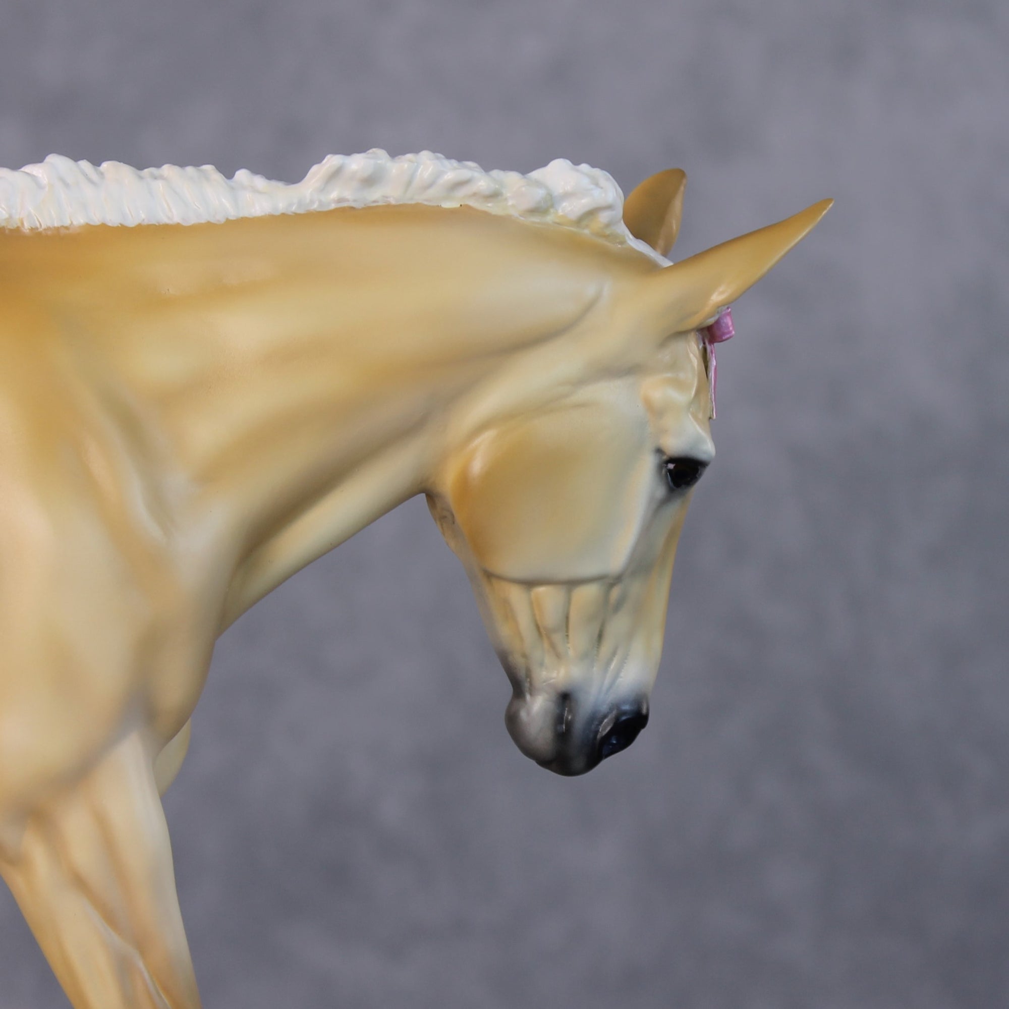 "Purdy In Bows" OOAK Custom Palomino Mule By Tiffany Purdy - GemStone Series