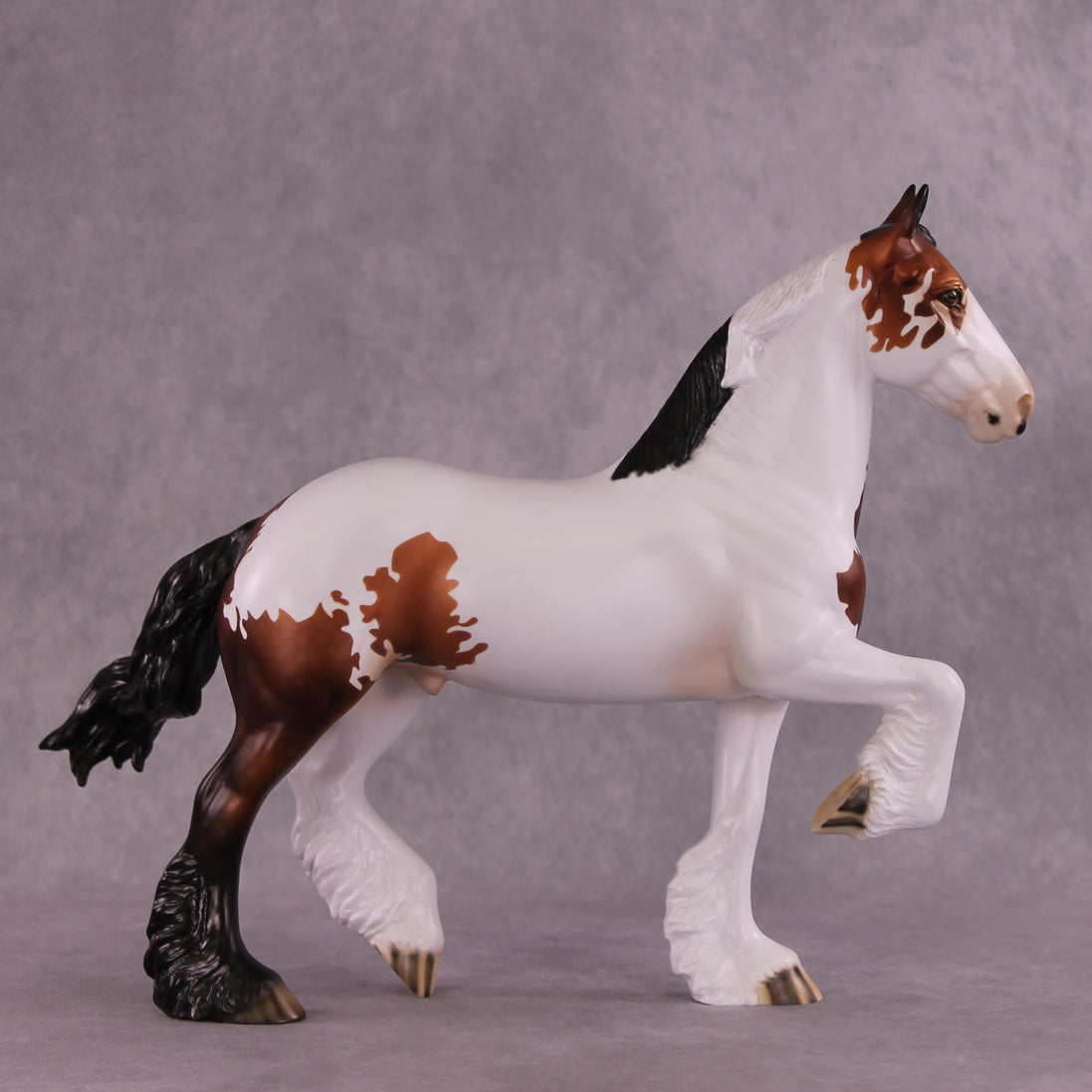 "Fulgor" OOAK FCM Trotting Drafter by Dawn Quick EQ25