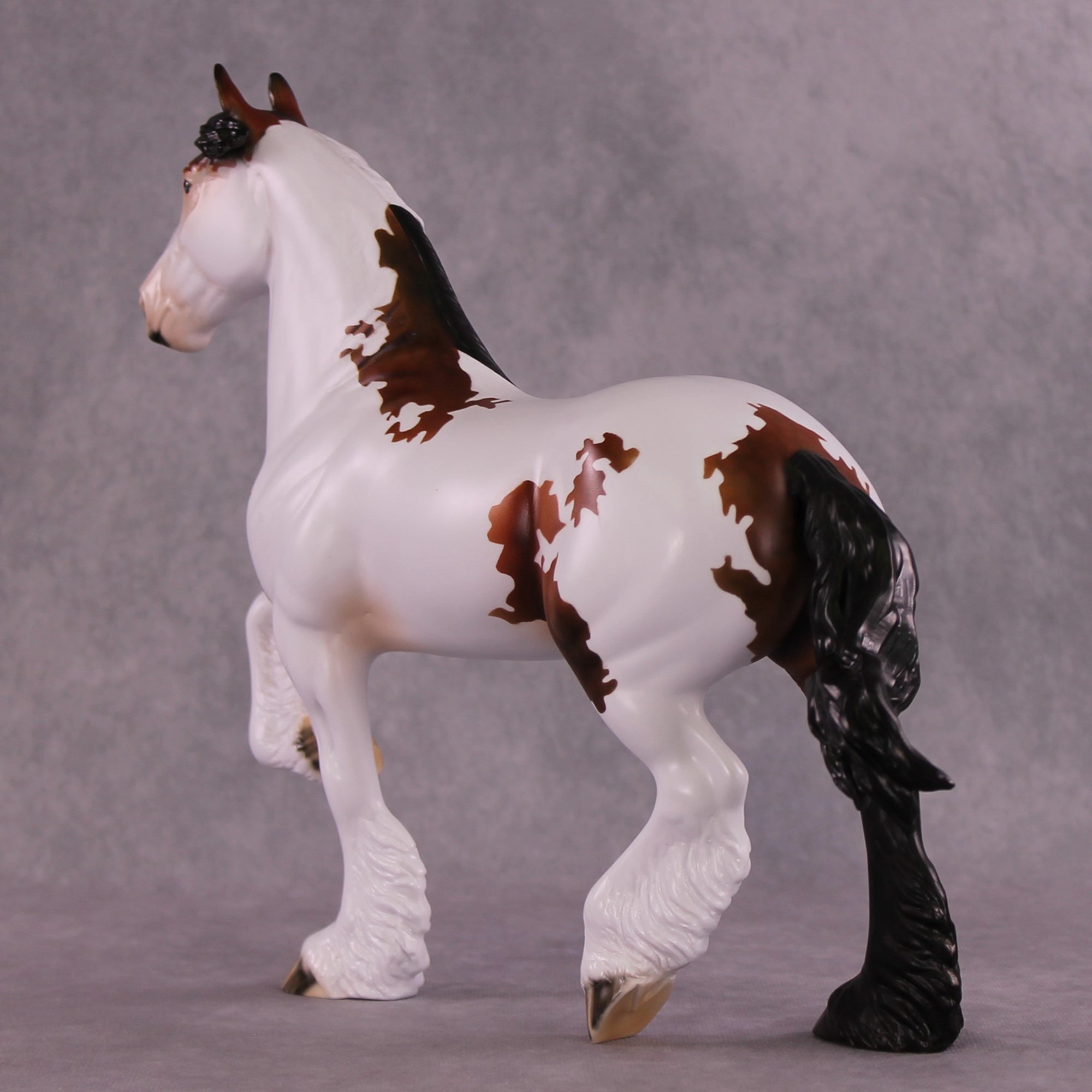 "Fulgor" OOAK FCM Trotting Drafter by Dawn Quick EQ25