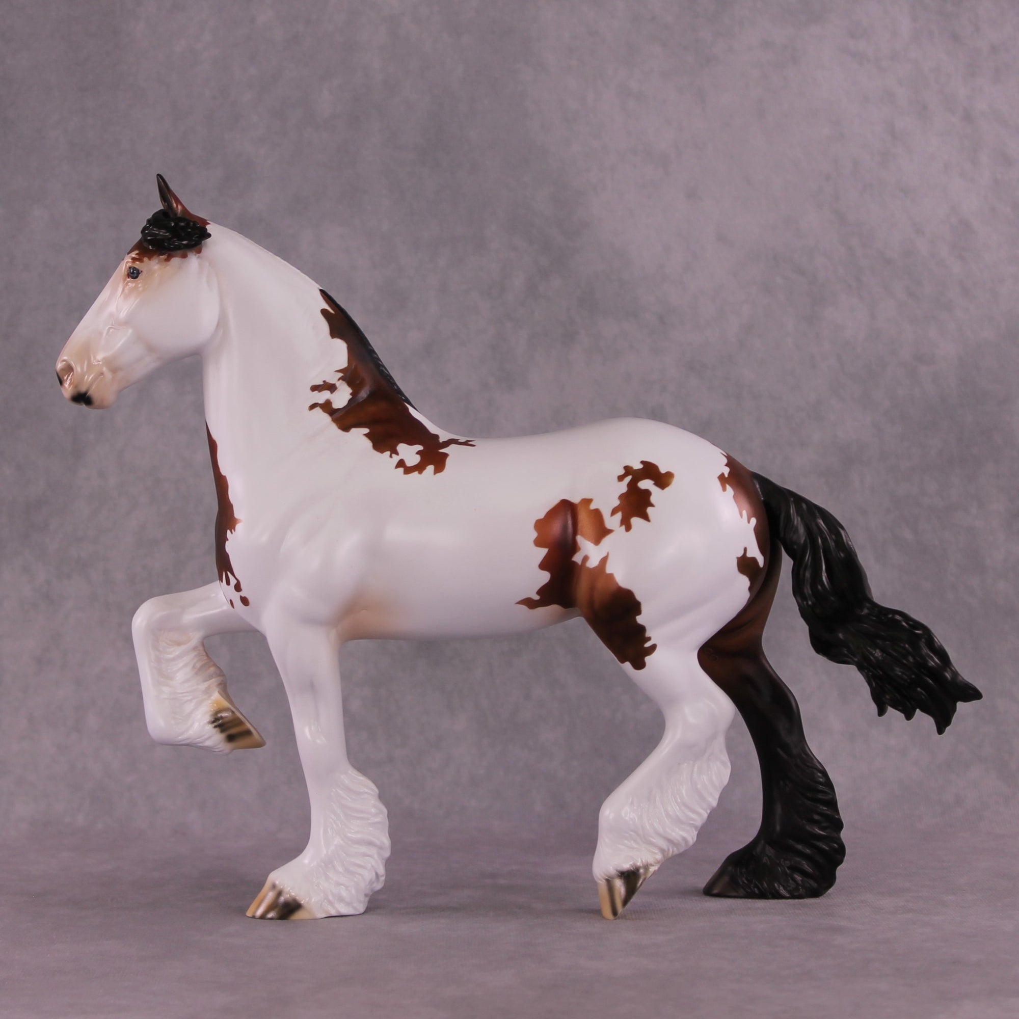 "Fulgor" OOAK FCM Trotting Drafter by Dawn Quick EQ25