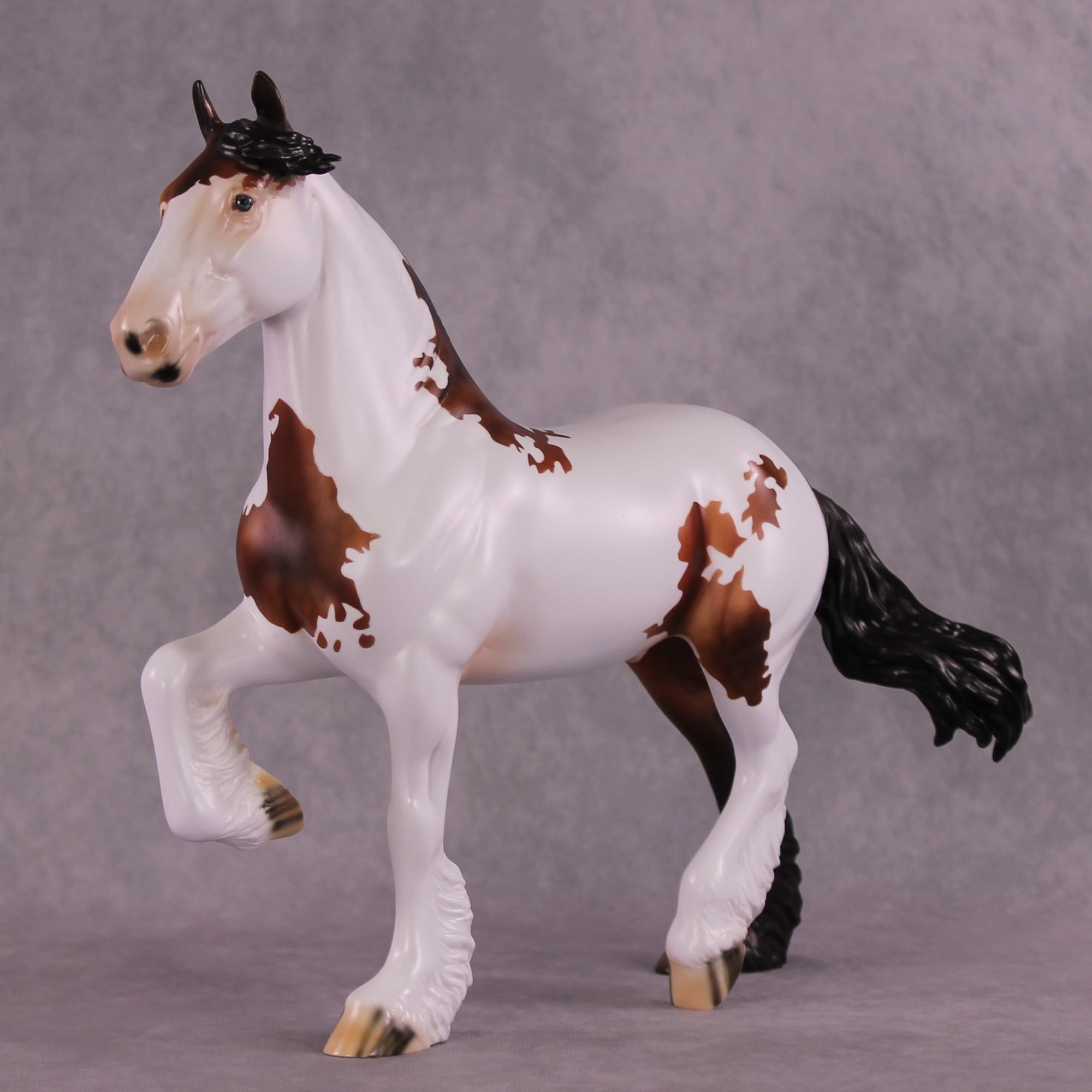 "Fulgor" OOAK FCM Trotting Drafter by Dawn Quick EQ25