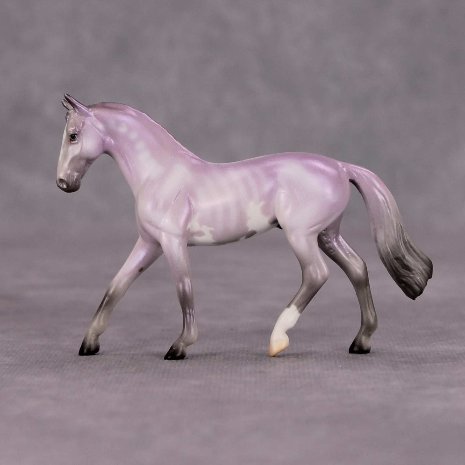 Elephant Graveyard OOAK Lavender Skeleton Deco Warmblood Chip By Jess Hamill MM24