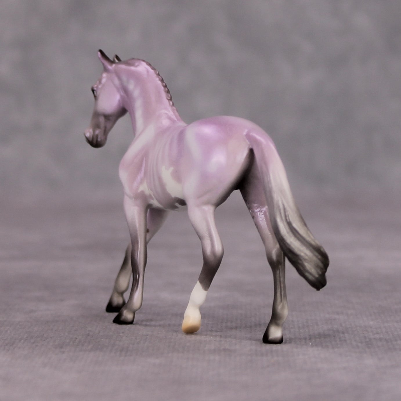 Elephant Graveyard OOAK Lavender Skeleton Deco Warmblood Chip By Jess Hamill MM24