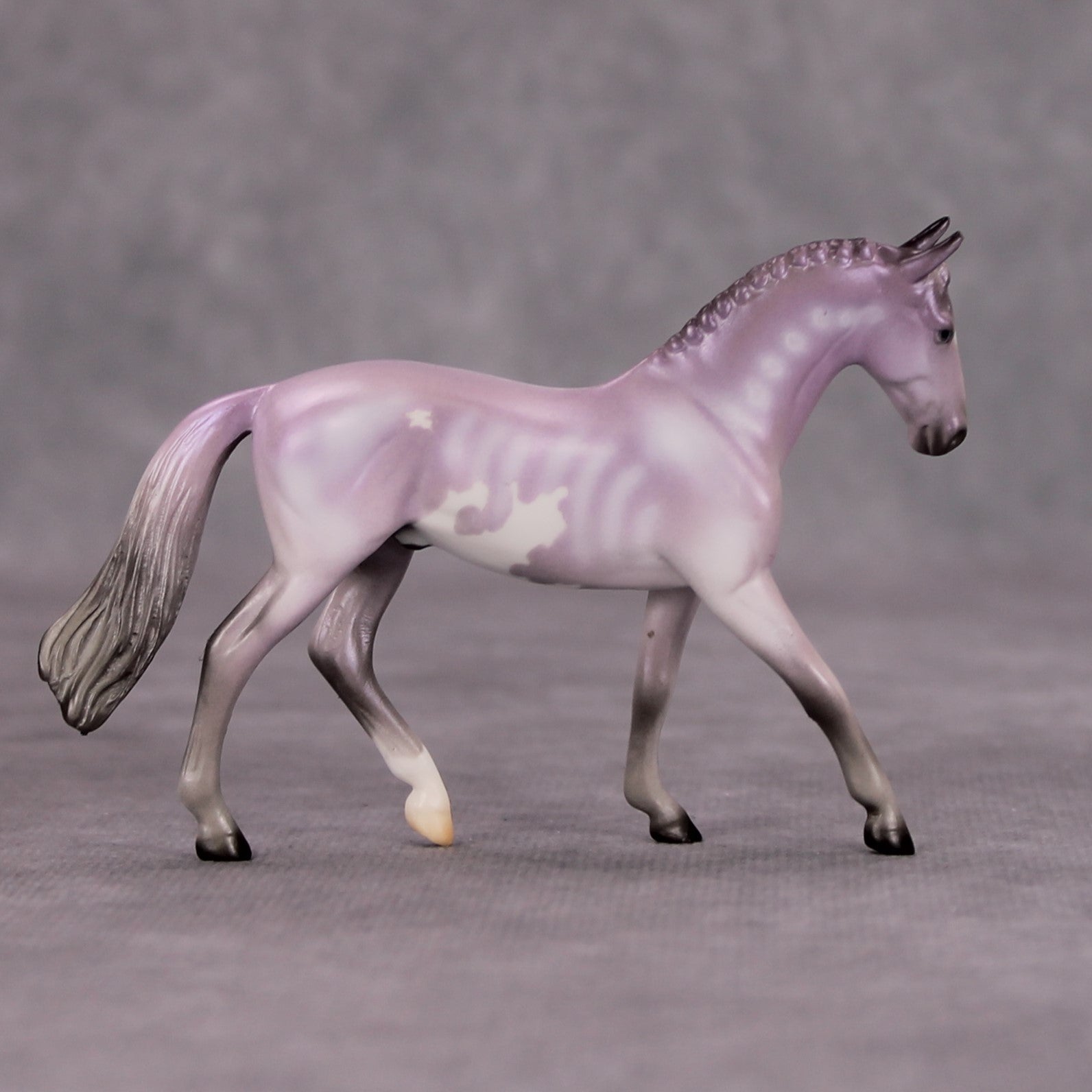 Elephant Graveyard OOAK Lavender Skeleton Deco Warmblood Chip By Jess Hamill MM24