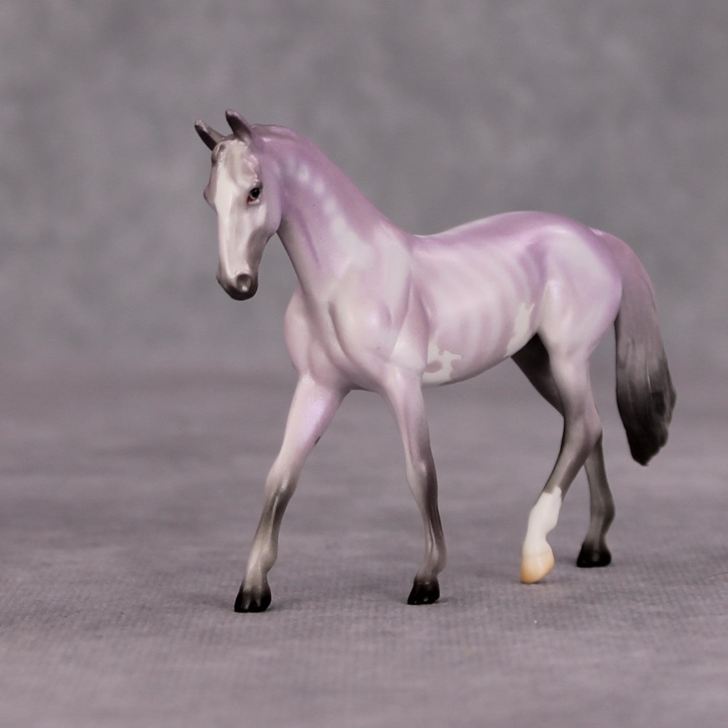 Elephant Graveyard OOAK Lavender Skeleton Deco Warmblood Chip By Jess Hamill MM24