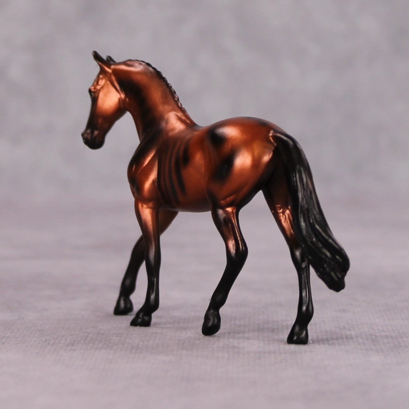 Spooky Scary OOAK Bronze Skeleton Deco Warmblood Chip By Jess Hamill MM24