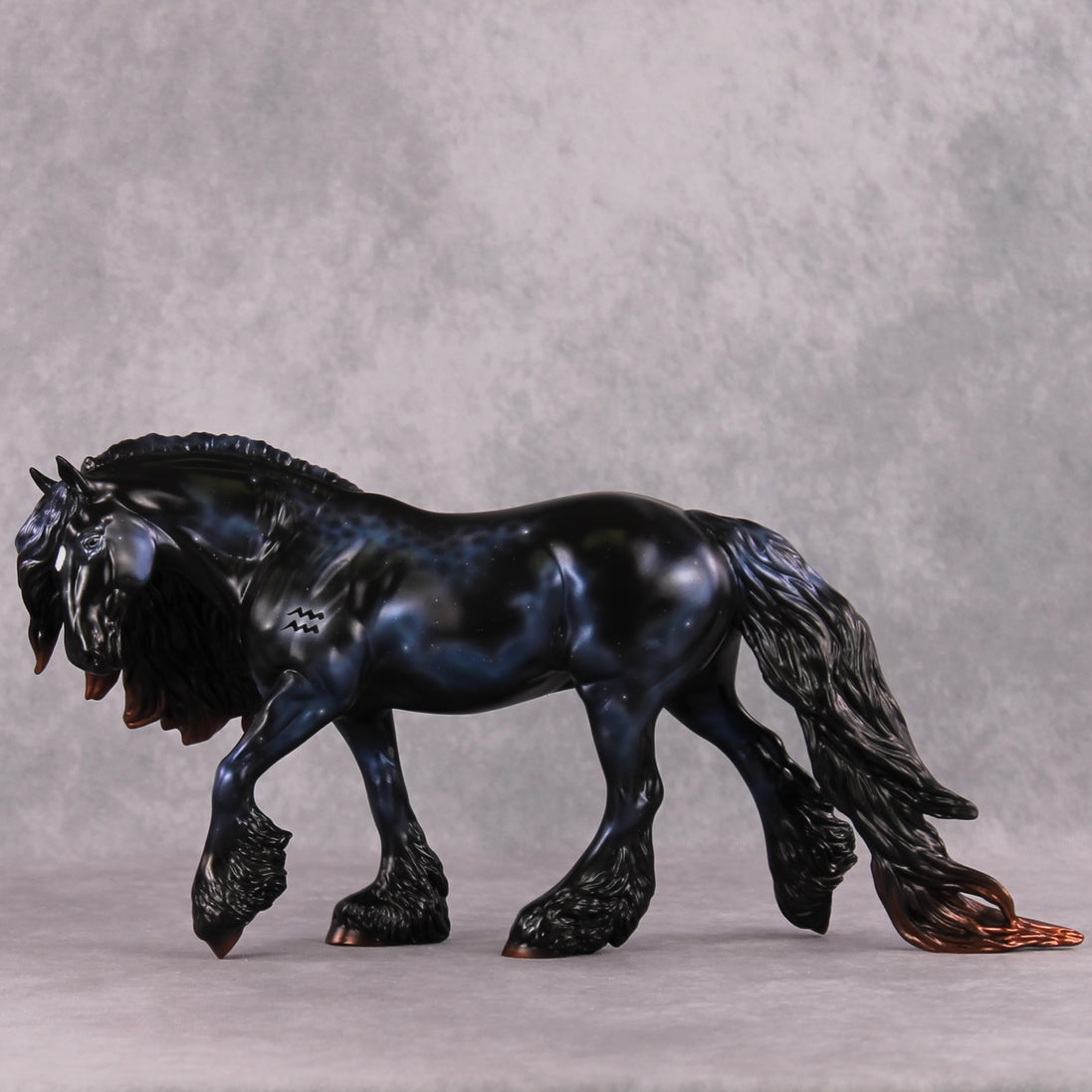 "Albali" LE-10 Blue & White Stars & Nebula Deco Irish Cob By Ashley Palmer - 2025 Zodiac Series ZS25