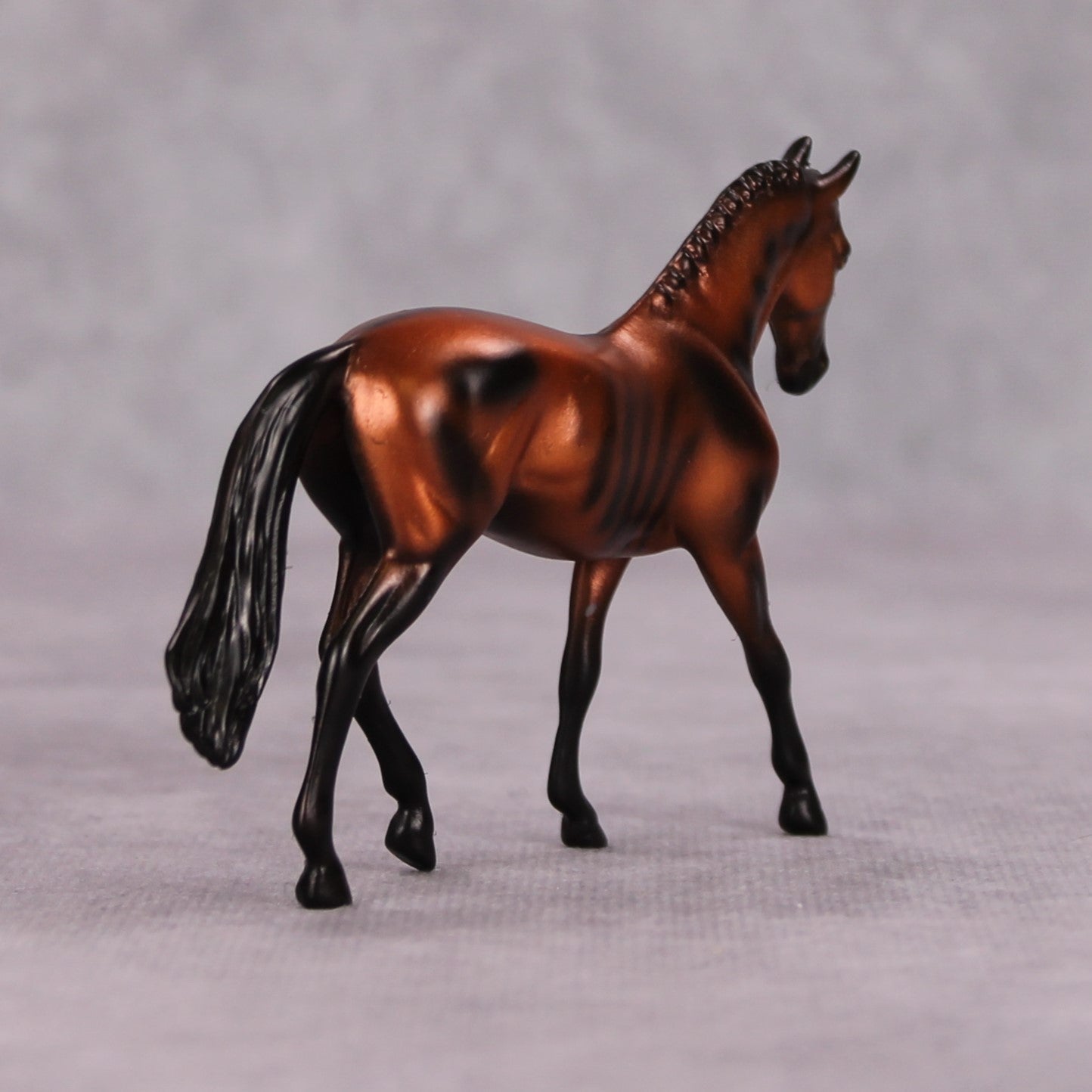 Spooky Scary OOAK Bronze Skeleton Deco Warmblood Chip By Jess Hamill MM24