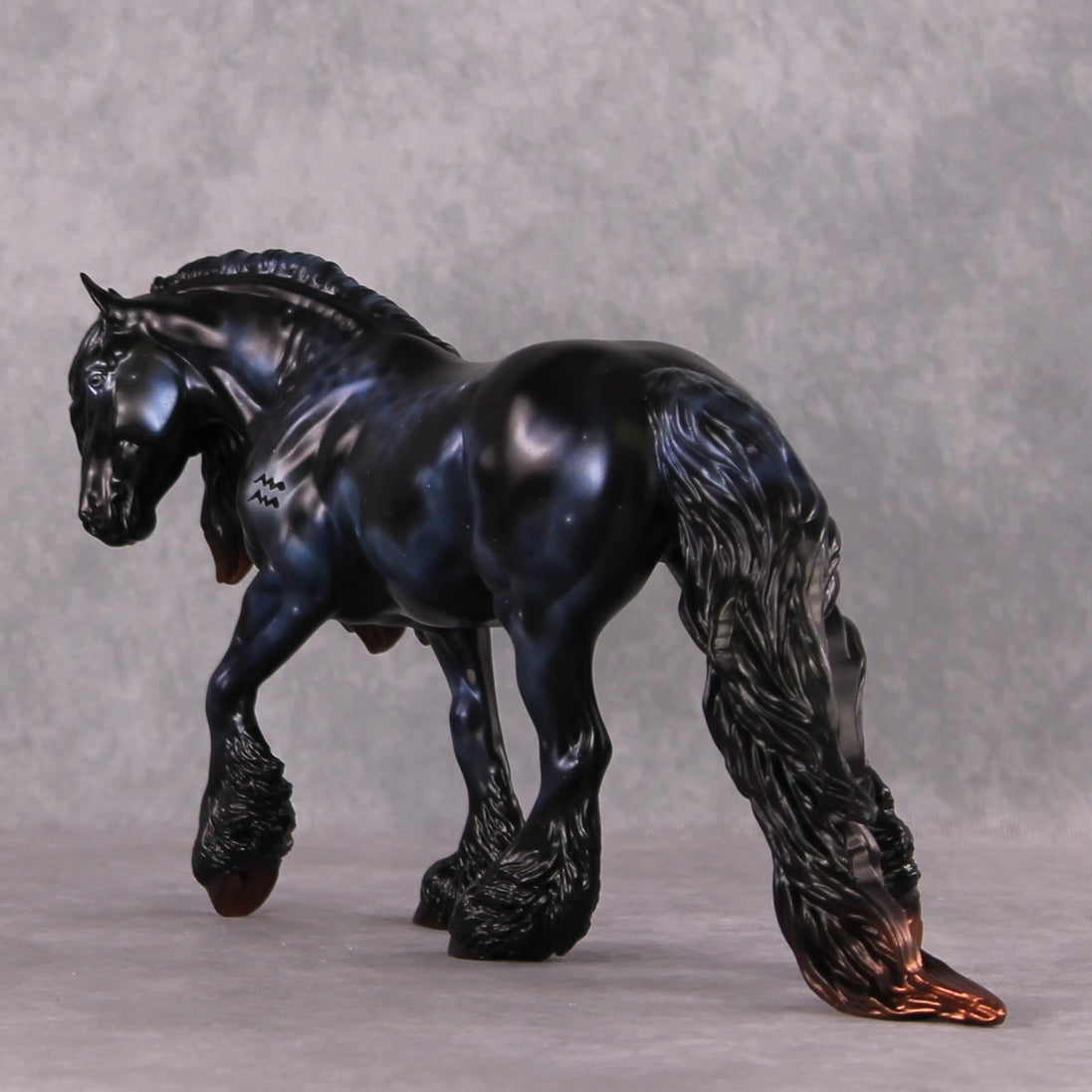 "Albali" LE-10 Blue & White Stars & Nebula Deco Irish Cob By Ashley Palmer - 2025 Zodiac Series ZS25