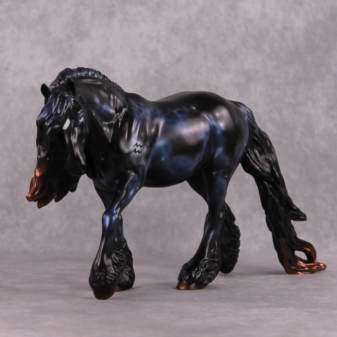 "Albali" LE-10 Blue & White Stars & Nebula Deco Irish Cob By Ashley Palmer - 2025 Zodiac Series ZS25