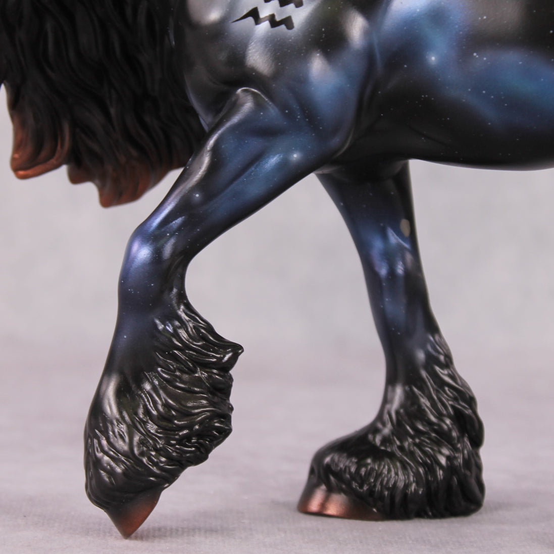 "Albali" LE-10 Blue & White Stars & Nebula Deco Irish Cob By Ashley Palmer - 2025 Zodiac Series ZS25