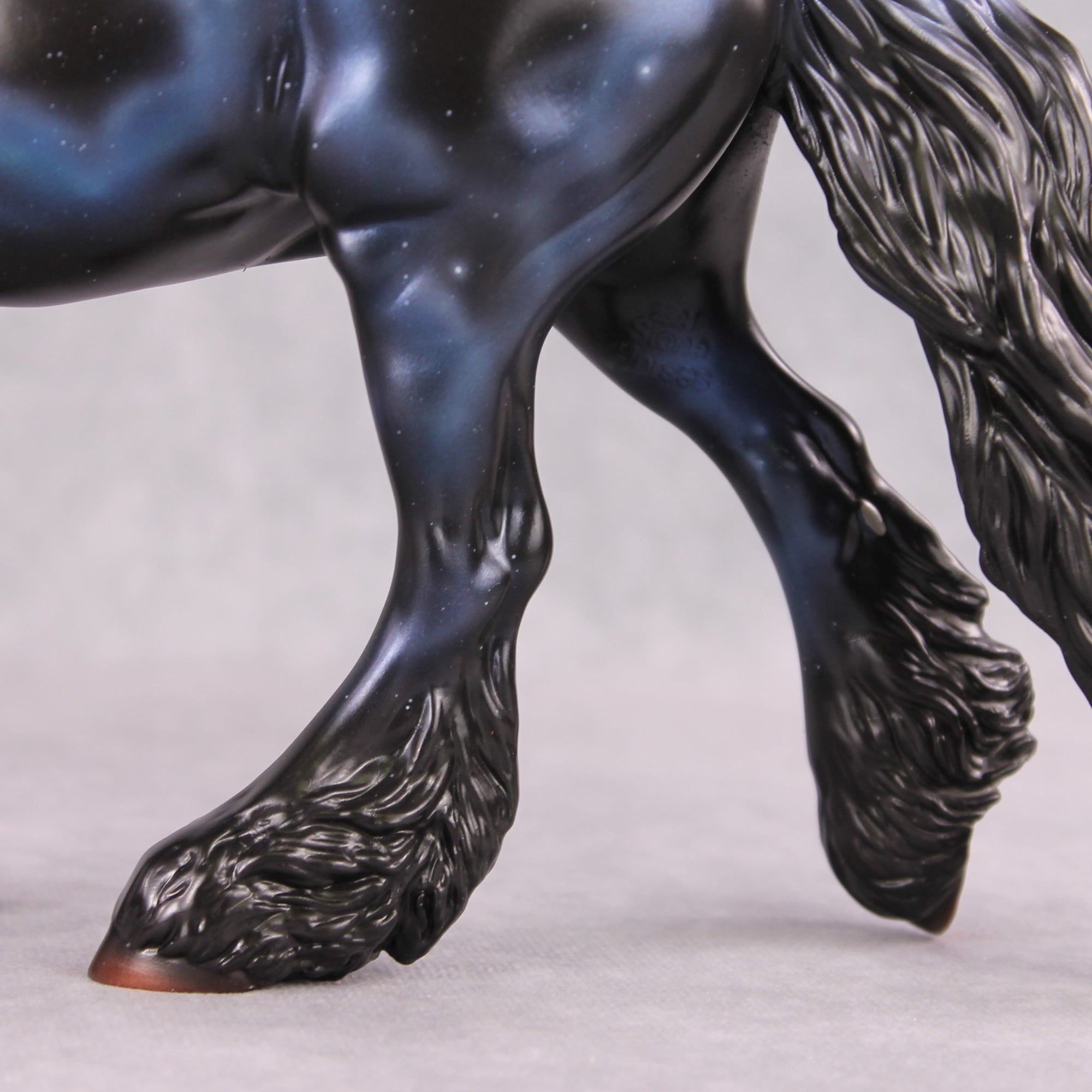 "Albali" LE-10 Blue &amp; White Stars &amp; Nebula Deco Irish Cob By Ashley Palmer - 2025 Zodiac Series ZS25