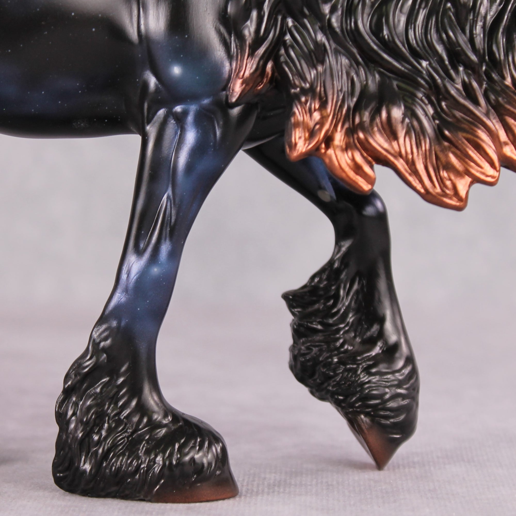 "Albali" LE-10 Blue &amp; White Stars &amp; Nebula Deco Irish Cob By Ashley Palmer - 2025 Zodiac Series ZS25