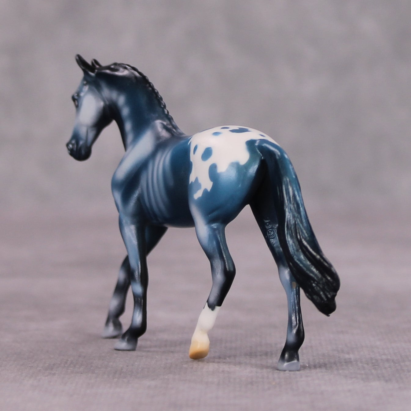 Skeleton Crew OOAK Blue Skeleton Deco Warmblood Chip By Jess Hamill MM24