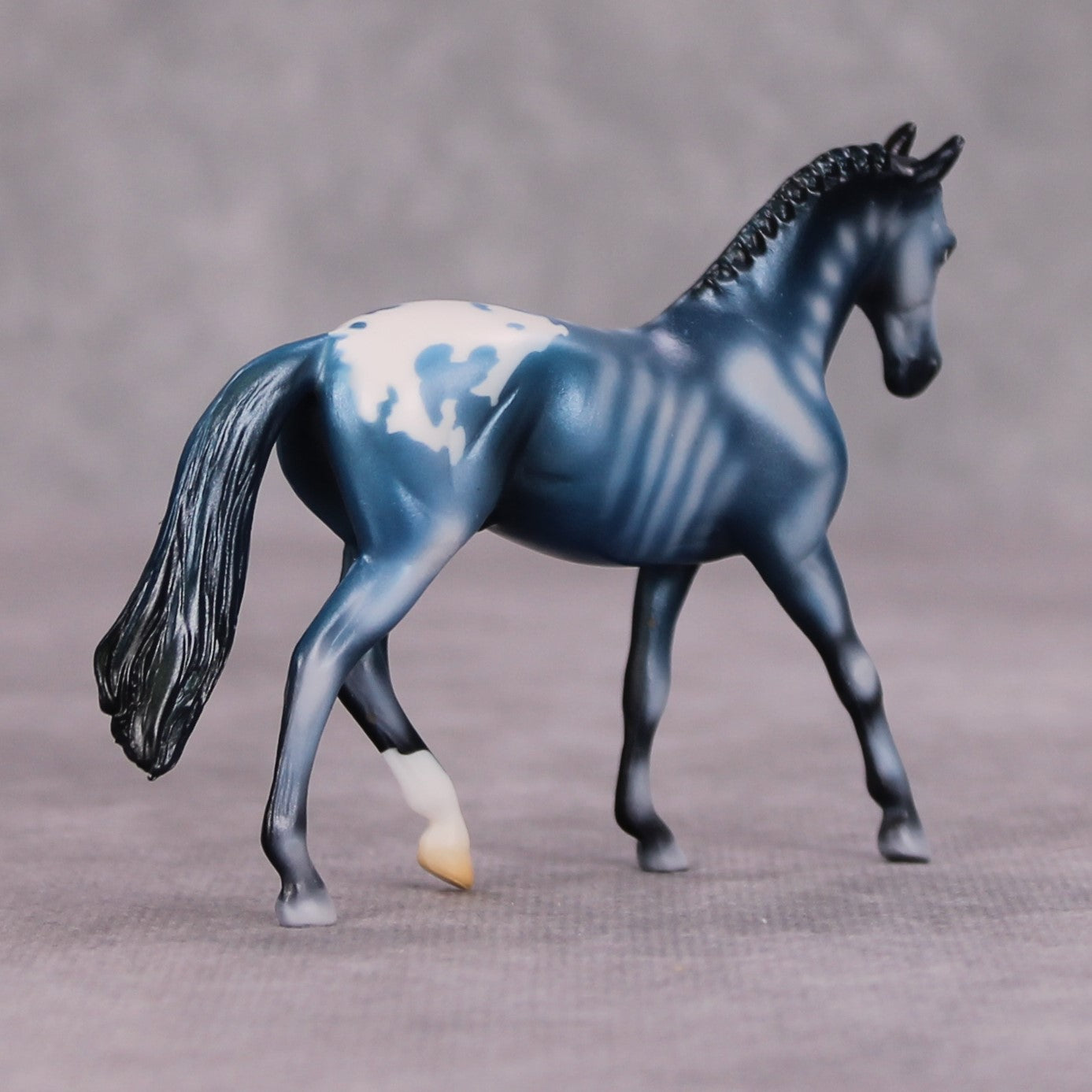 Skeleton Crew OOAK Blue Skeleton Deco Warmblood Chip By Jess Hamill MM24