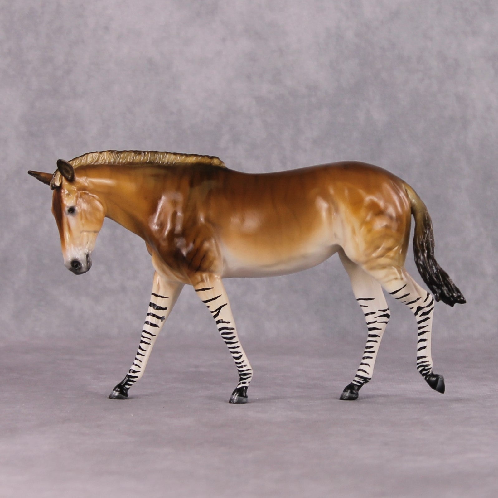 "Zorsen" OOAK Zorse Deco Custom Pebble Mule By Tiffany Purdy Best Offer