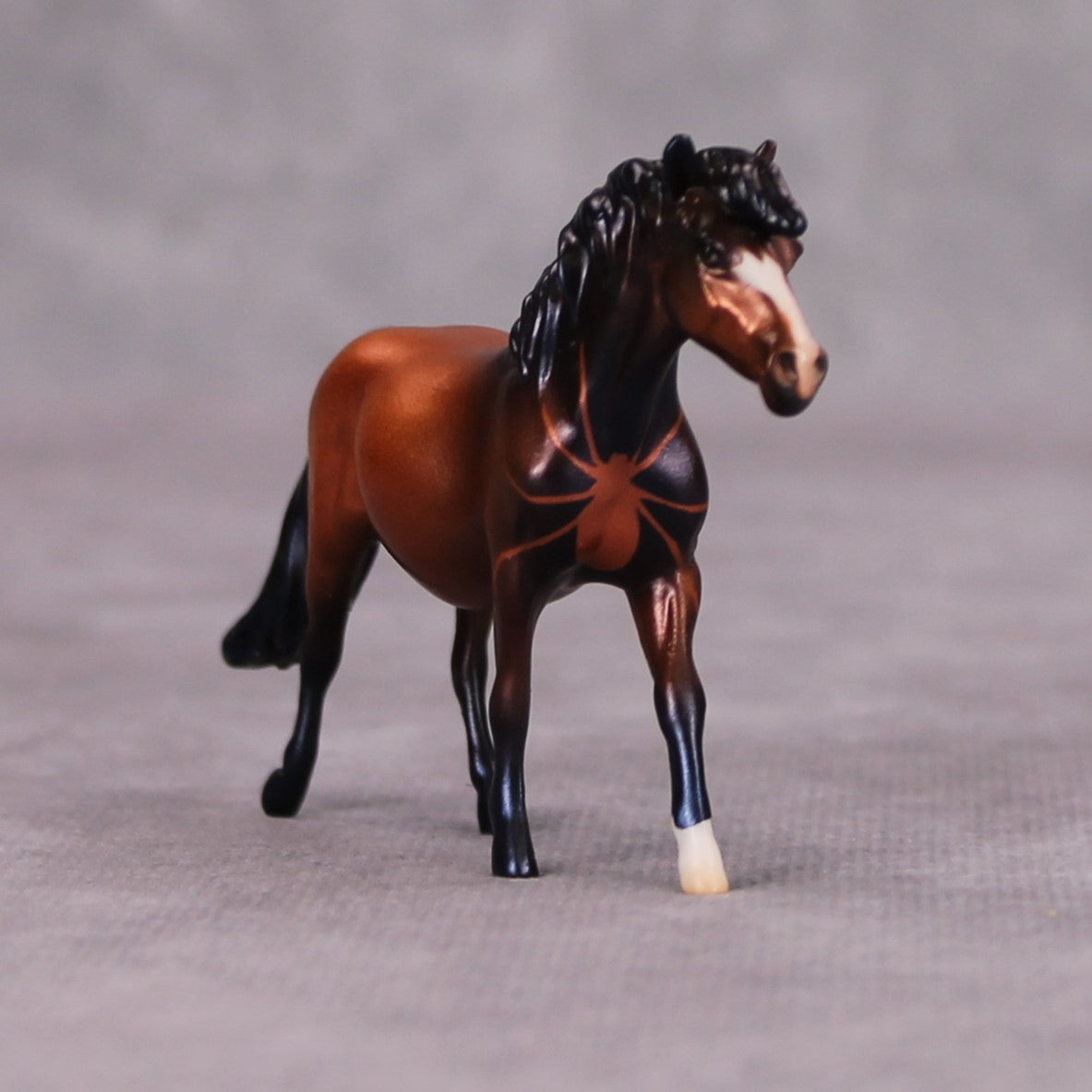 Pony Parker OOAK Bronze Deco Pony Chip By Jess Hamill MM24