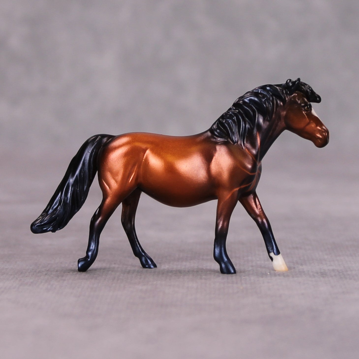 Pony Parker OOAK Bronze Deco Pony Chip By Jess Hamill MM24