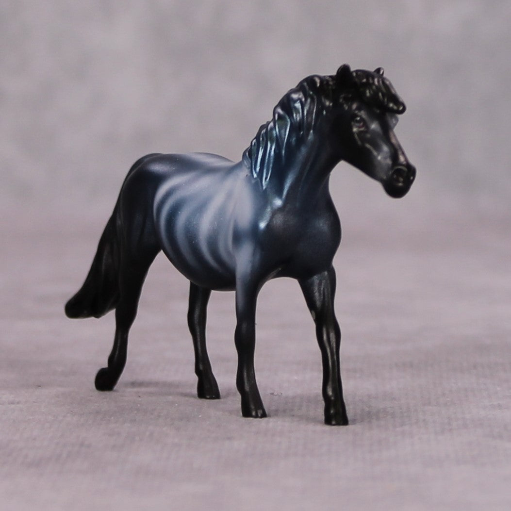 Grave Matter OOAK Grey Skeleton Pony Chip By Jess Hamill MM24