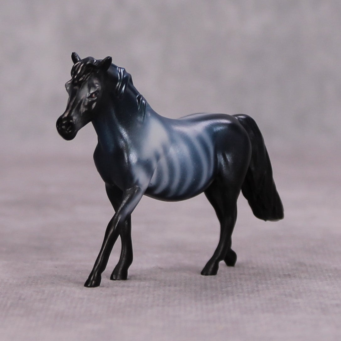 Grave Matter OOAK Grey Skeleton Pony Chip By Jess Hamill MM24