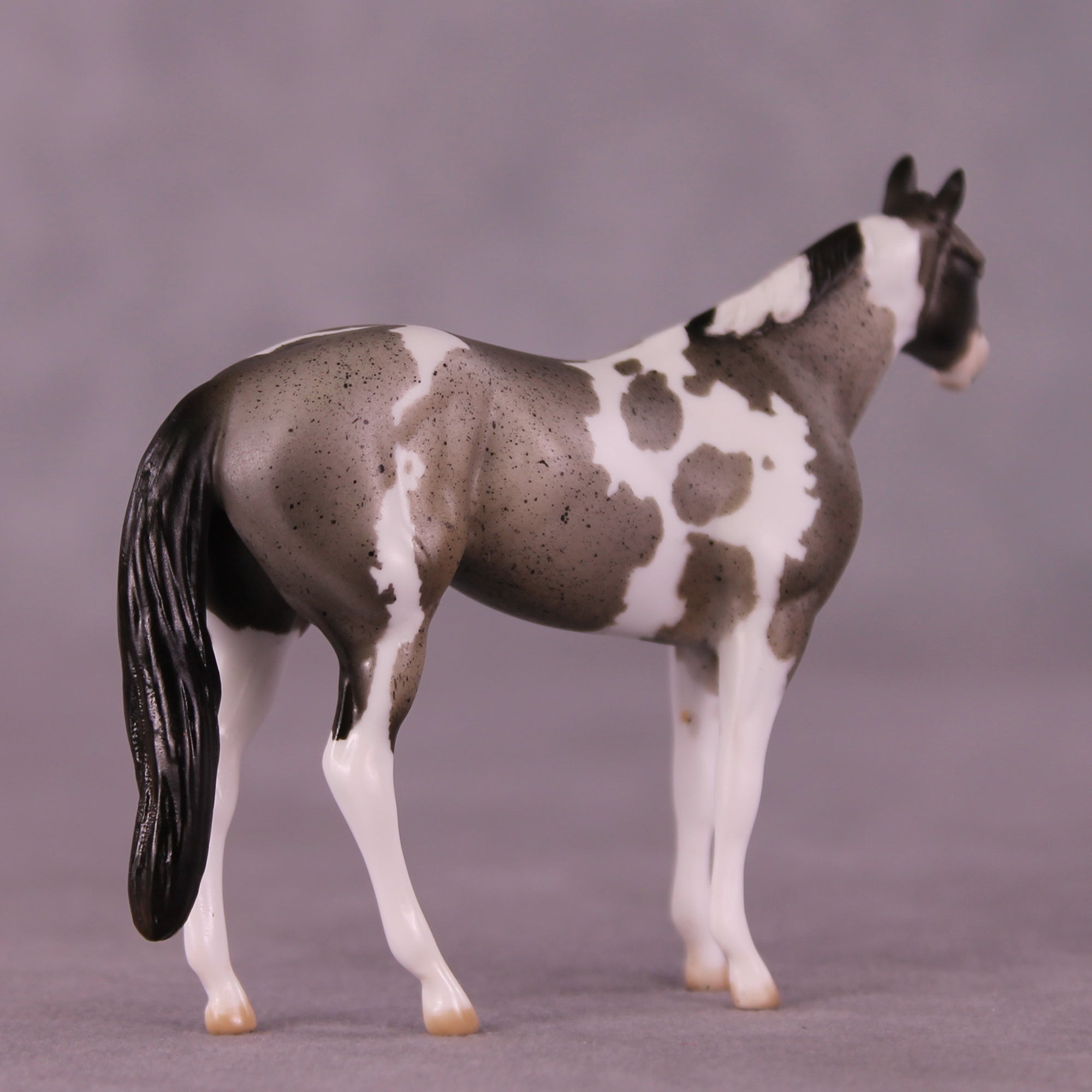 Tillamook OOAK Chip Stock Horse by Julie Keim Special Chip Drop
