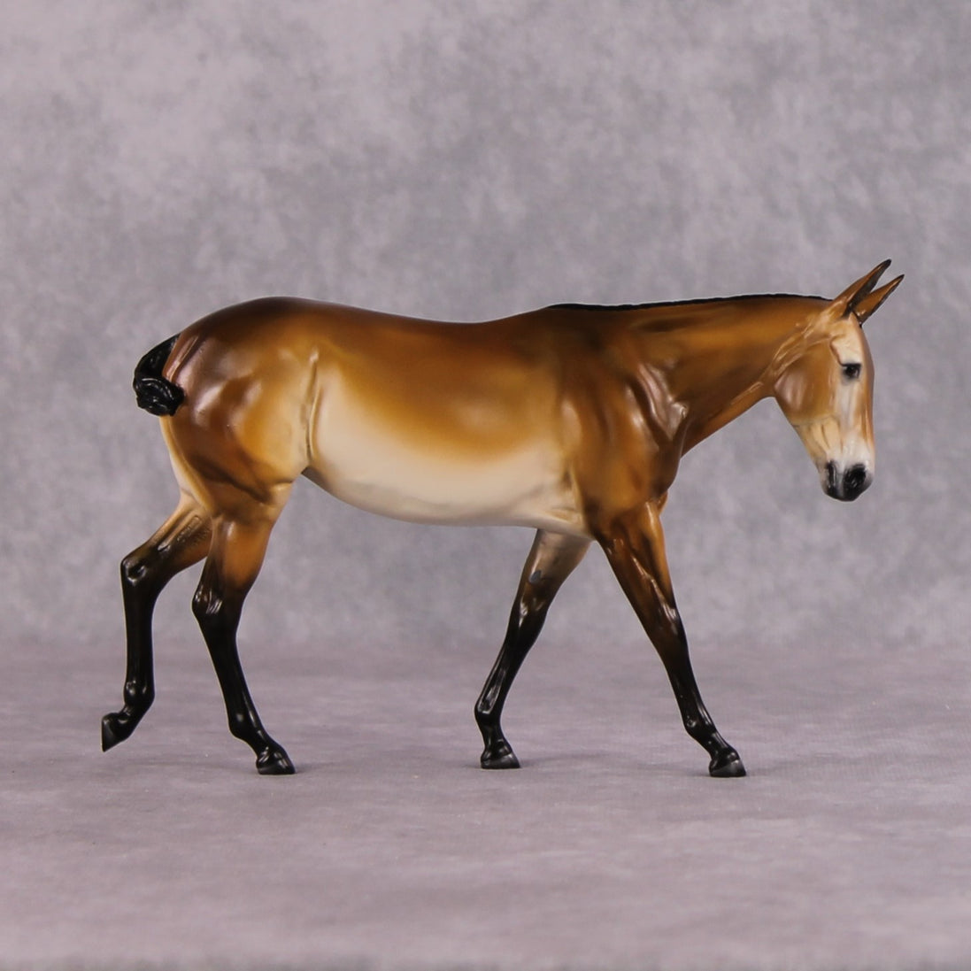 "Major Purdy" OOAK Custom Bay Military Pebble Mule By Tiffany Purdy - GemStone Series