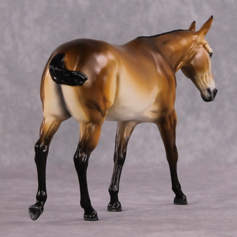 "Major Purdy" OOAK Custom Bay Military Pebble Mule By Tiffany Purdy - GemStone Series