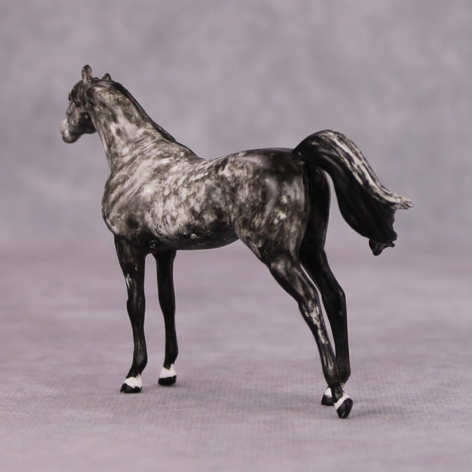 Elath OOAK Dappled Grey Custom Arabian Mare Chip By Andrea Thomason MM24