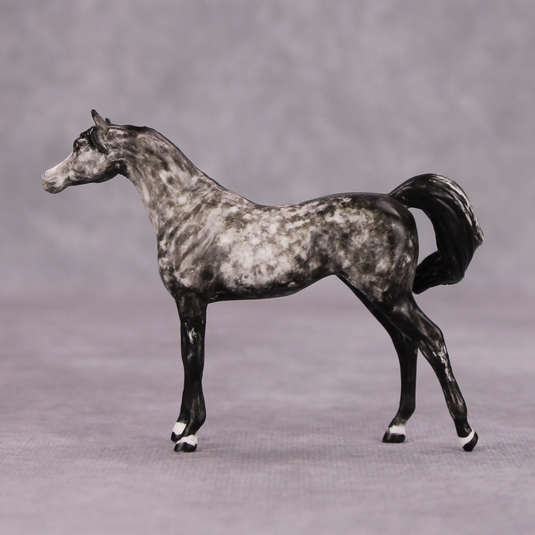 Elath OOAK Dappled Grey Custom Arabian Mare Chip By Andrea Thomason MM24