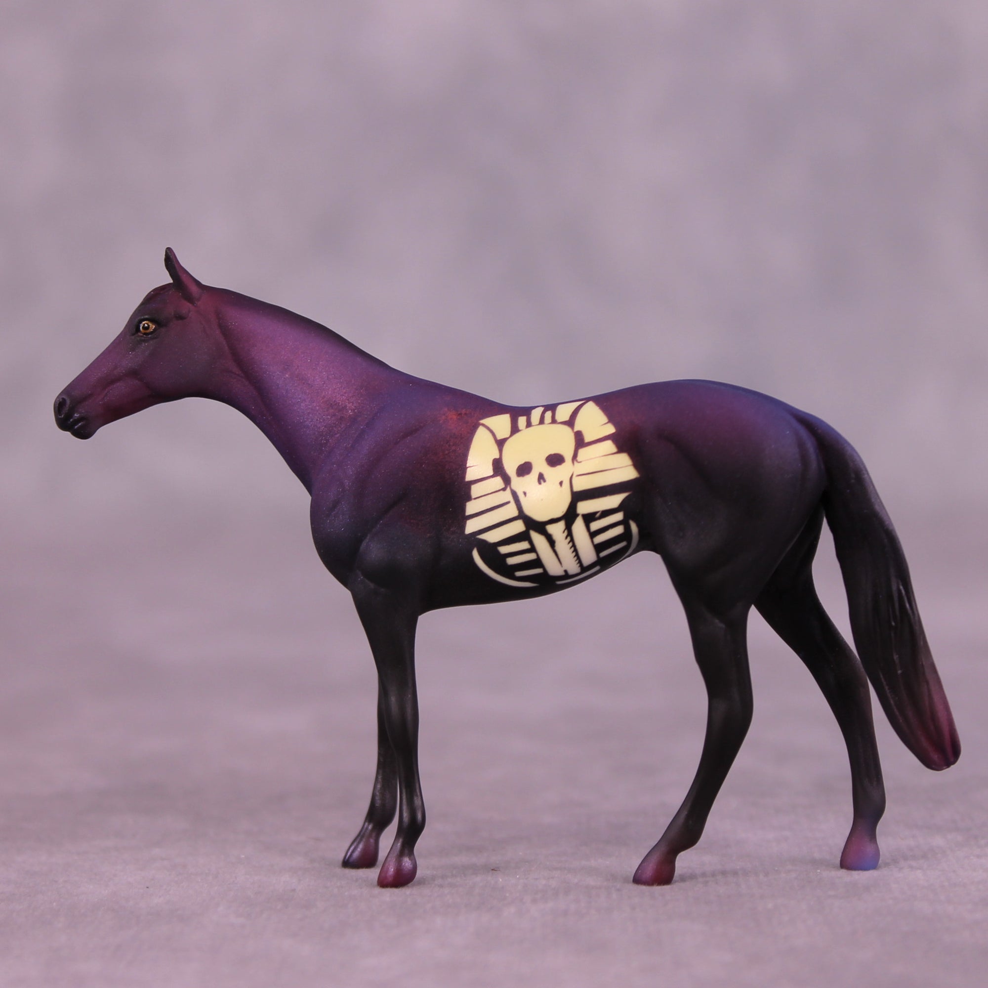 Skull Pharaoh OOAK Chip Thoroughbred by Kike (Enrique) Duarte CL25