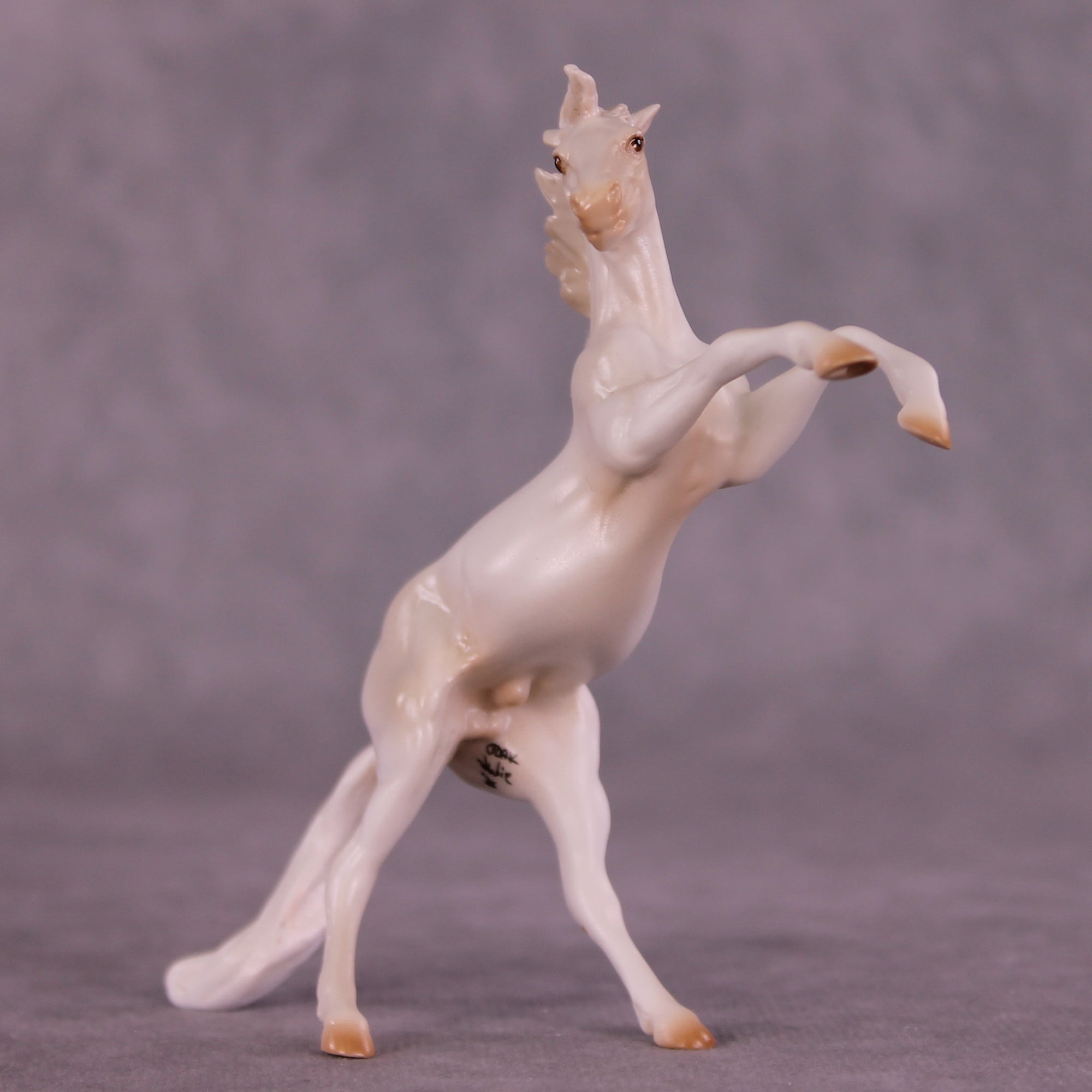 Malheur OOAK Chip Rearing Horse by Julie Keim Special Chip Drop