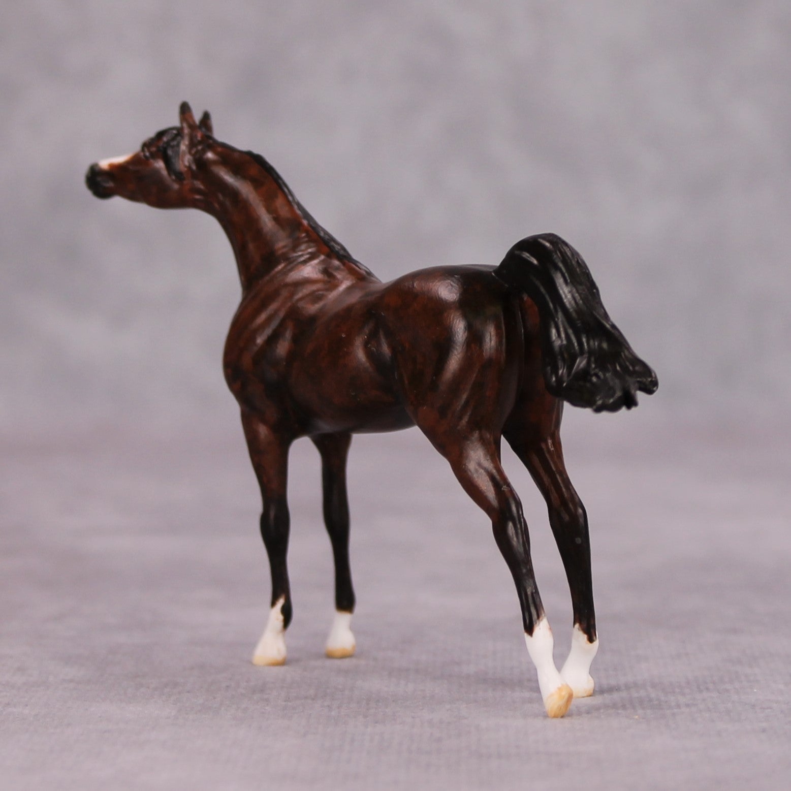 Hazeroth OOAK Bay Custom Arabian Mare Chip By Andrea Thomason MM24