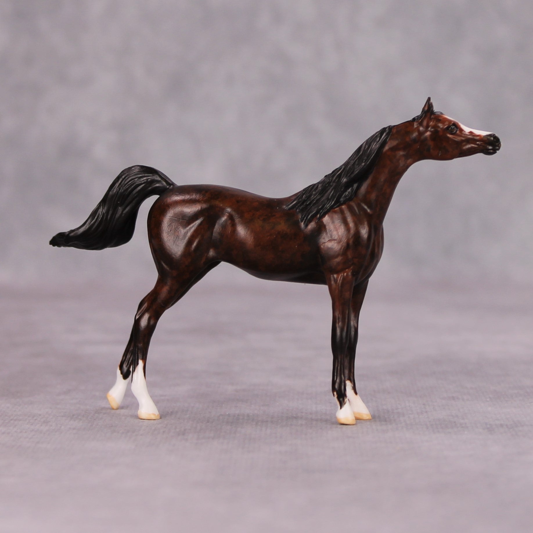 Hazeroth OOAK Bay Custom Arabian Mare Chip By Andrea Thomason MM24