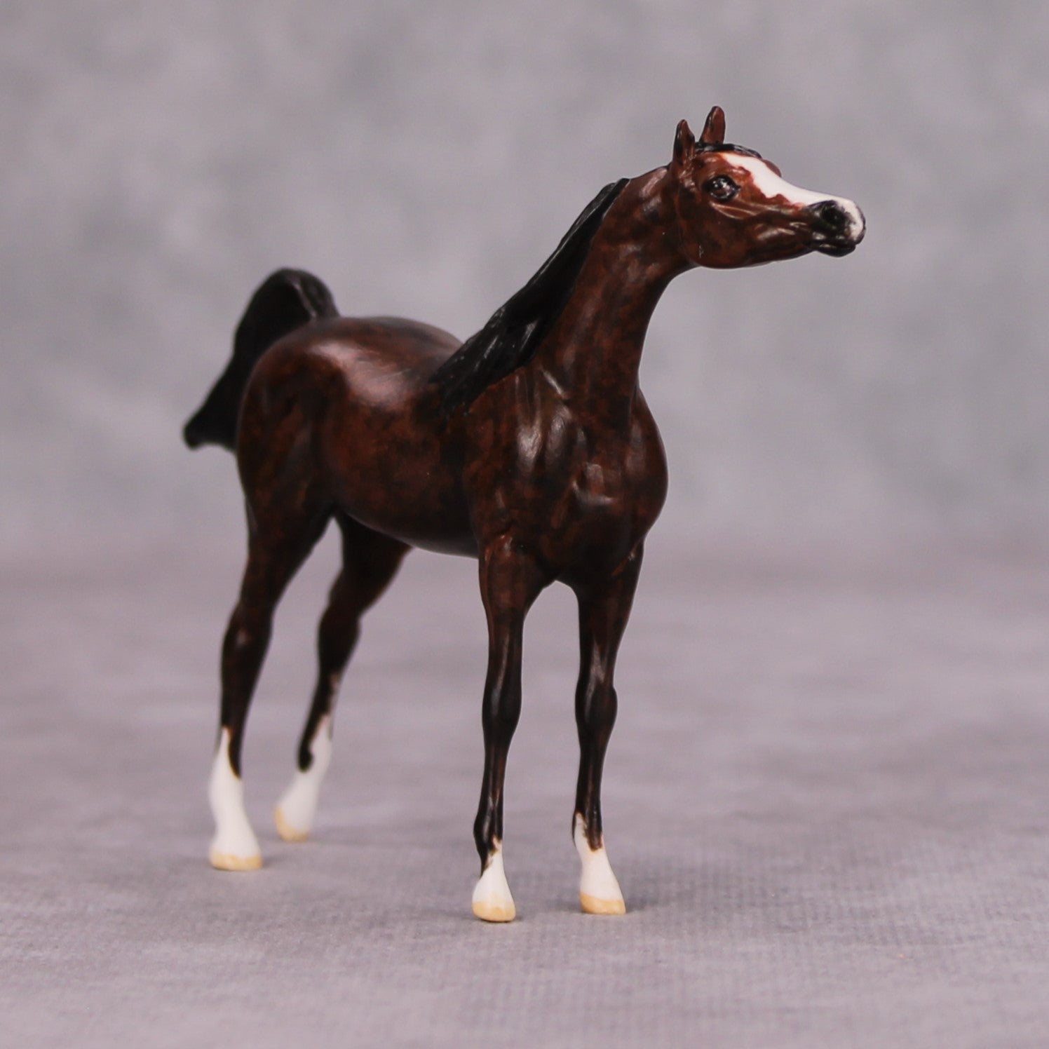 Hazeroth OOAK Bay Custom Arabian Mare Chip By Andrea Thomason MM24