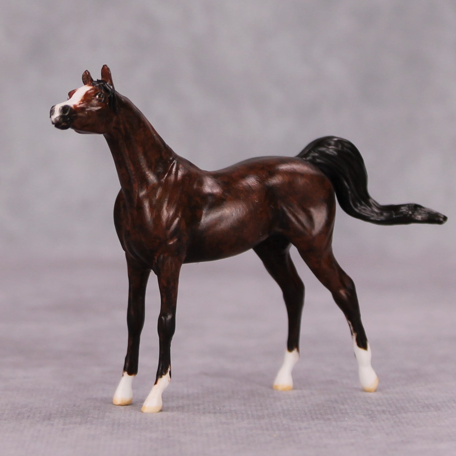 Hazeroth OOAK Bay Custom Arabian Mare Chip By Andrea Thomason MM24