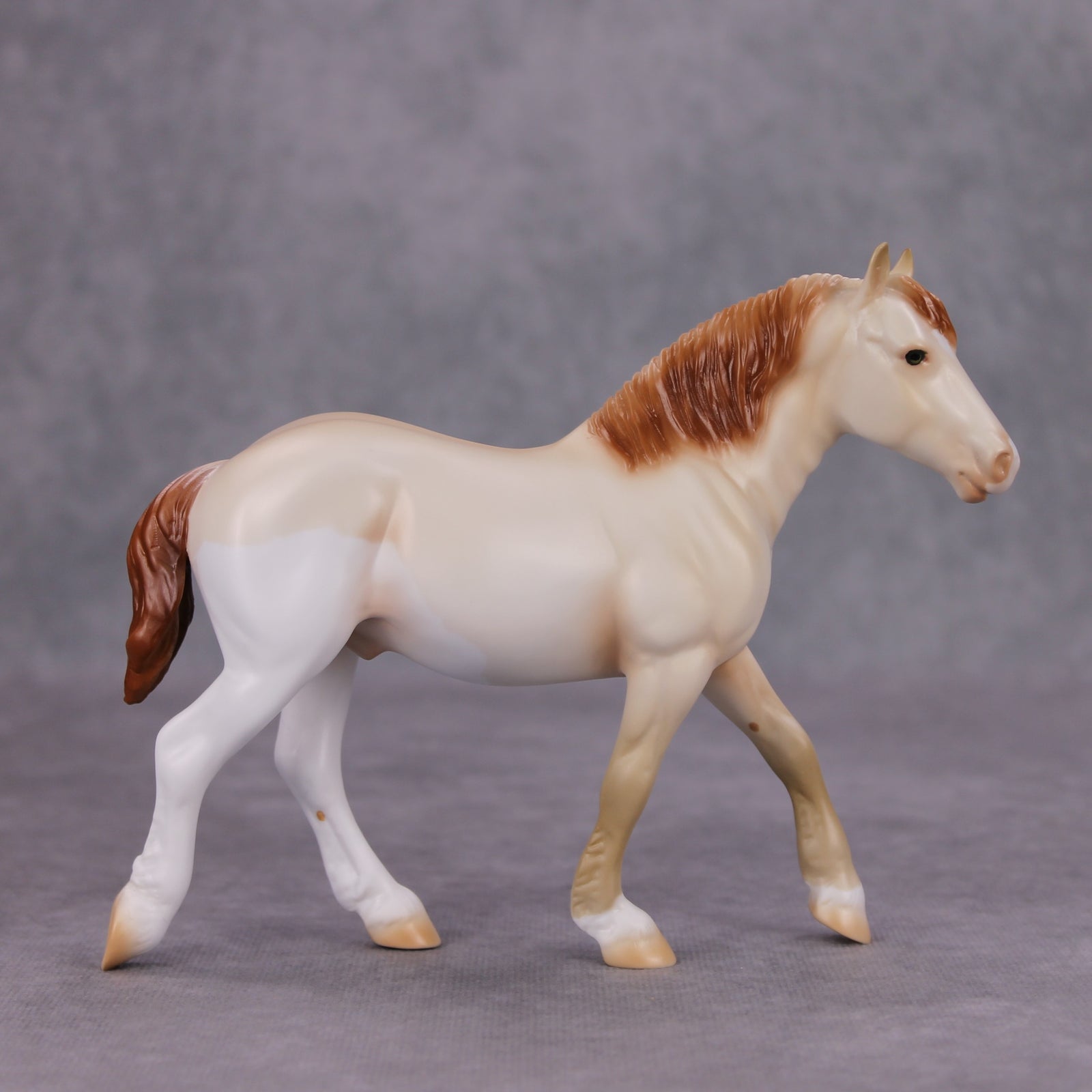 Sweet Pumpkin OOAK Perlino Splash Pebble Draft By Ashley Palmer MM24 MHP Auction