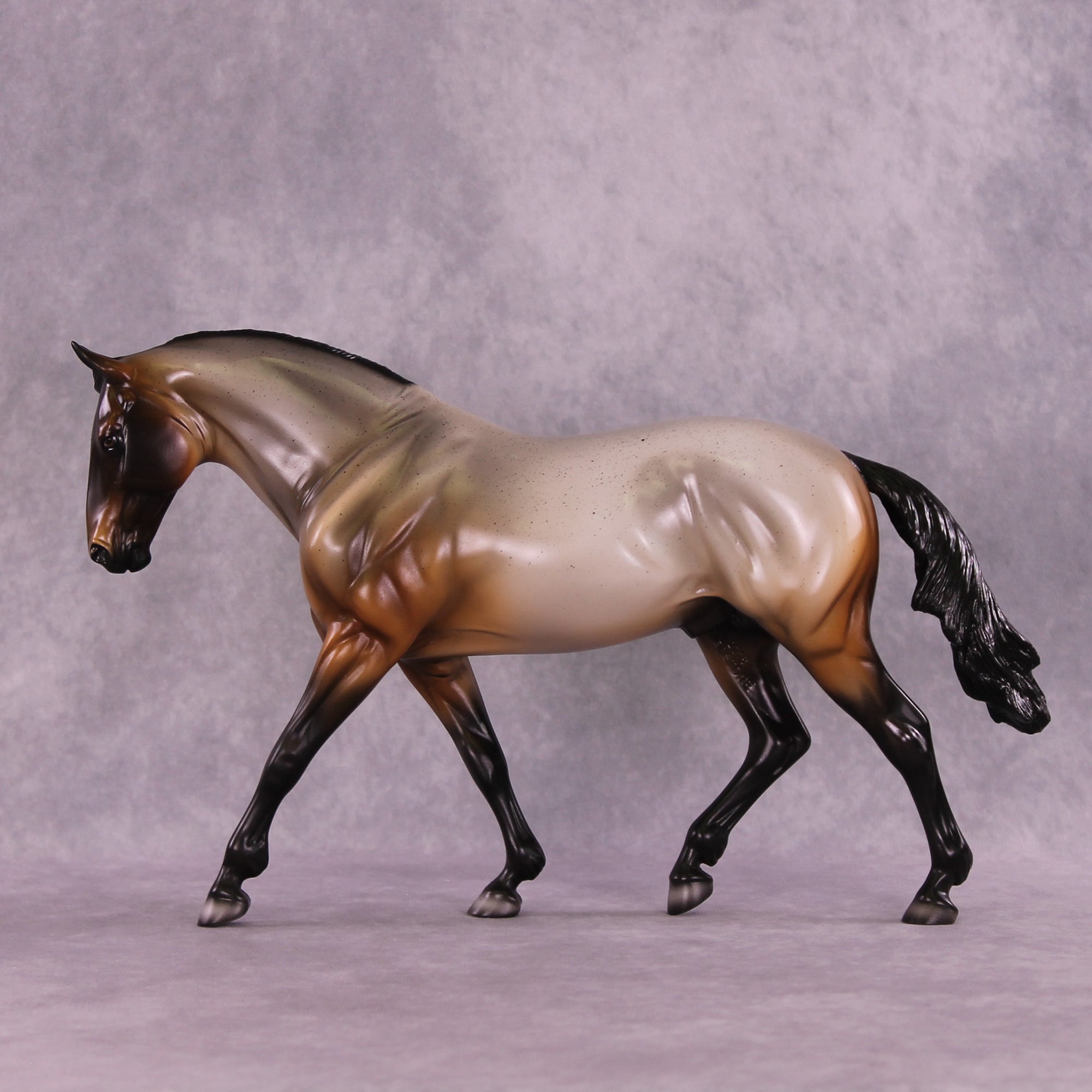 Cool Looking Brownish Horse OOAK FCM Irish Draught by Kike (Enrique) Duarte DDOOAKs25