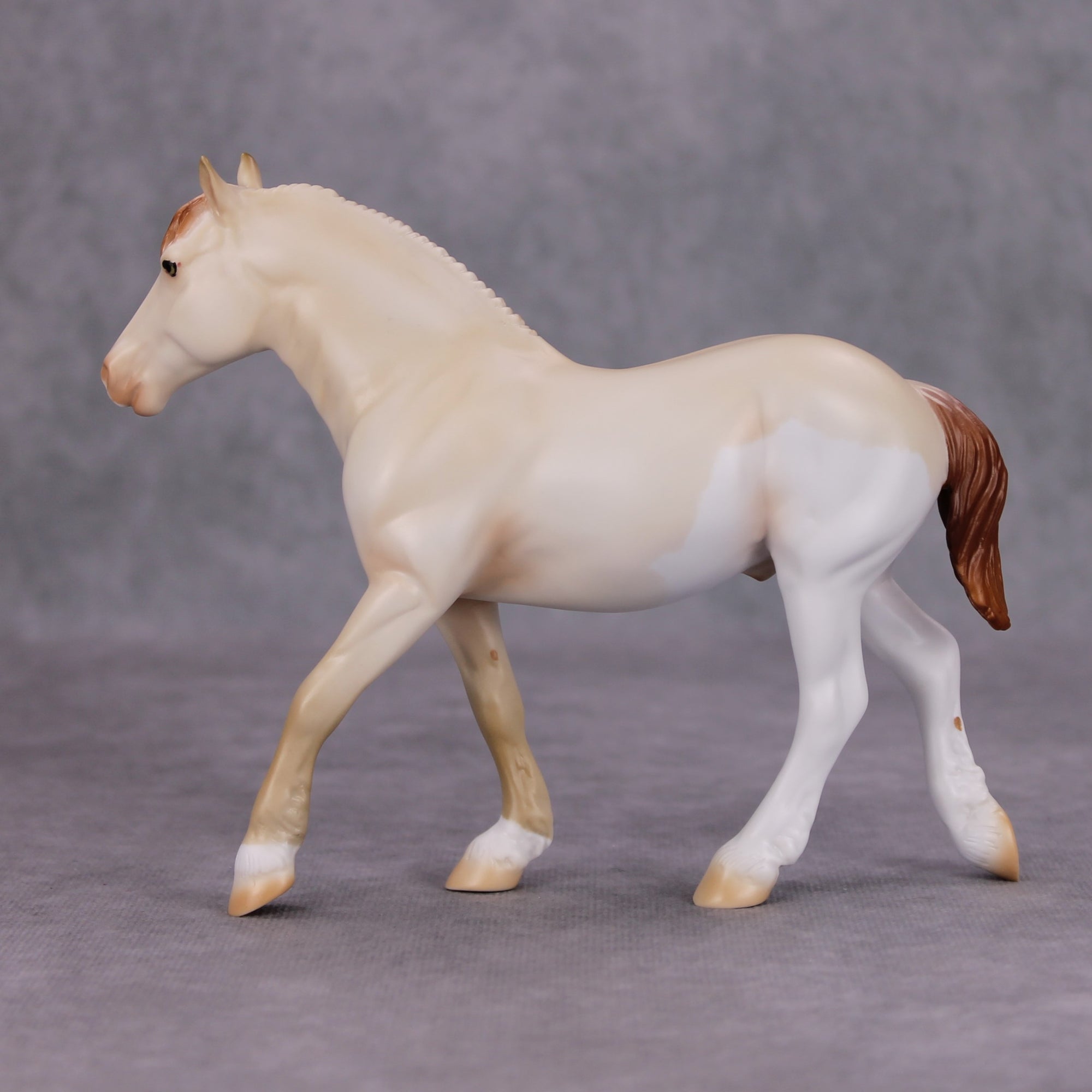 Sweet Pumpkin OOAK Perlino Splash Pebble Draft By Ashley Palmer MM24 MHP Auction