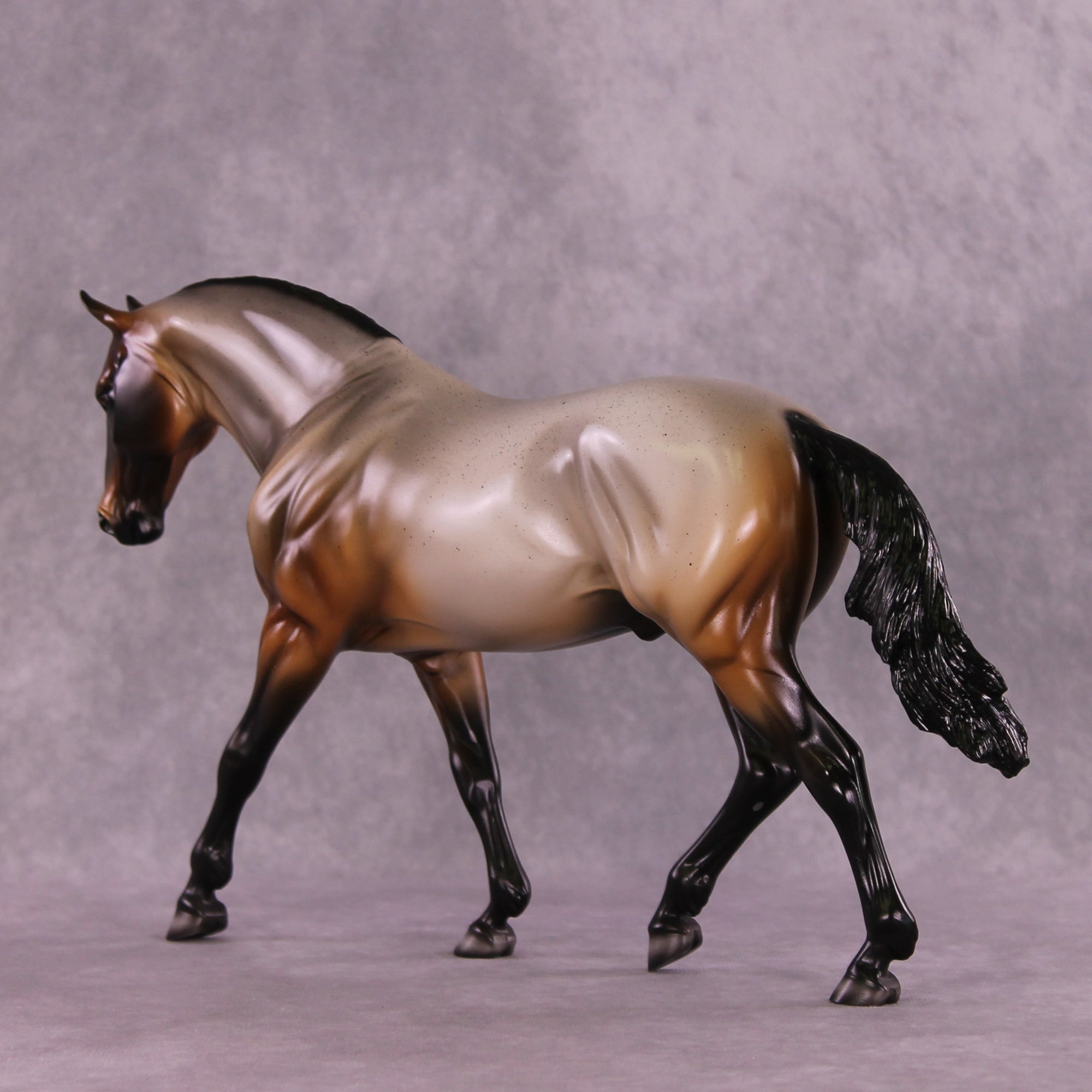 Cool Looking Brownish Horse OOAK FCM Irish Draught by Kike (Enrique) Duarte DDOOAKs25