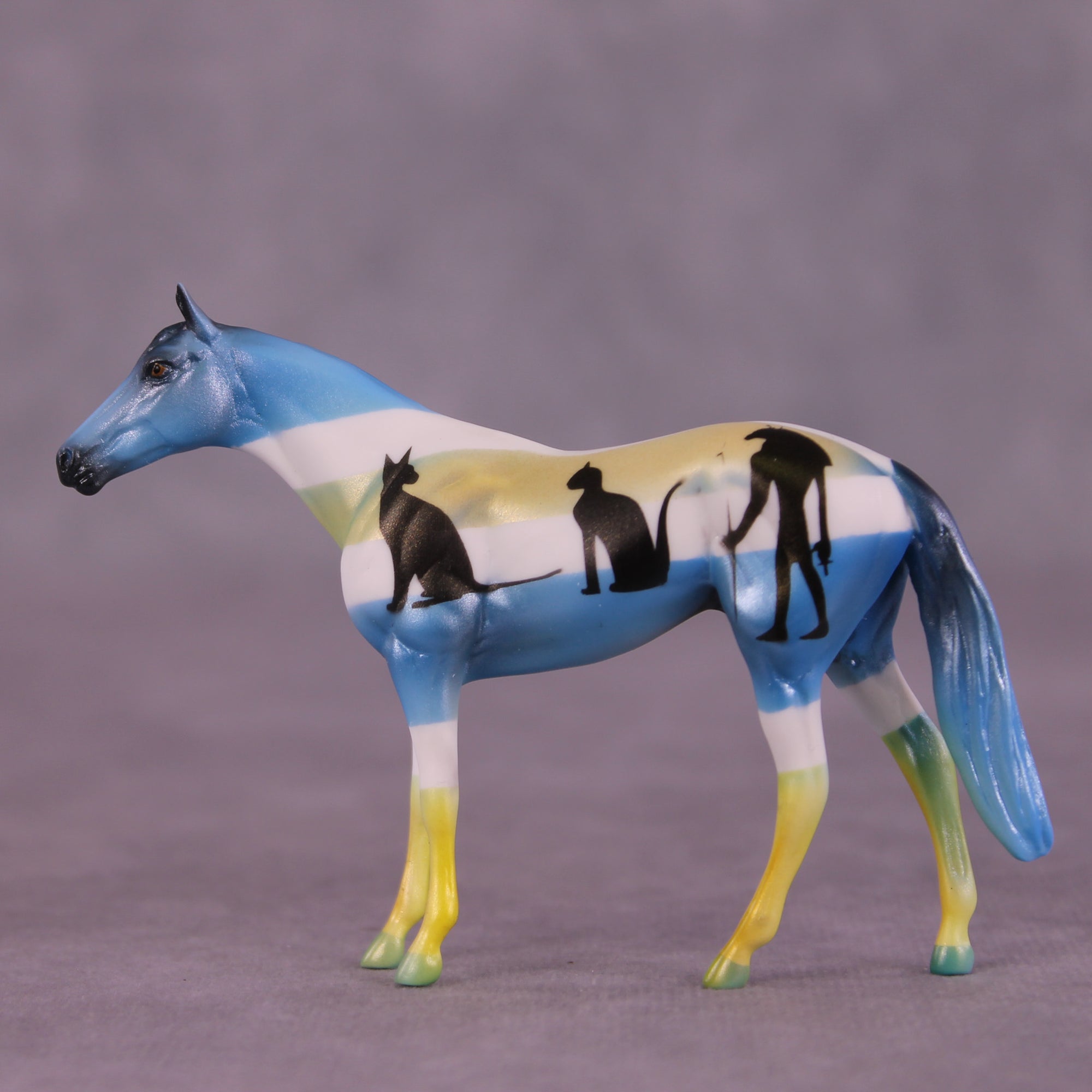 More Than Cats OOAK Chip Thoroughbred by Kike (Enrique) Duarte CL25