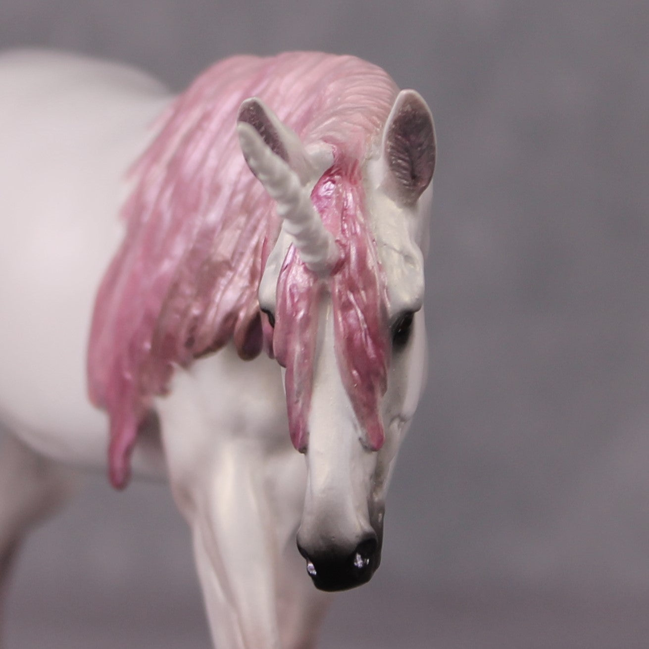 "Mulinda" OOAK Pearly White Pink EFCM Pebble Mule By Tiffany Purdy Best Offer