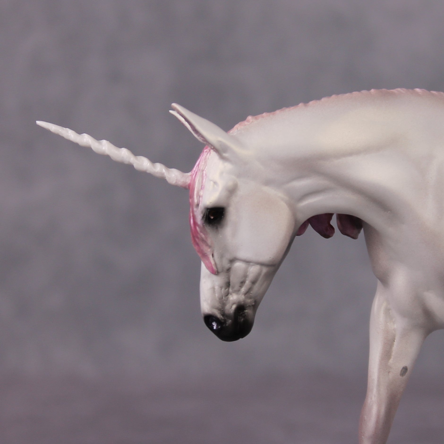 "Mulinda" OOAK Pearly White Pink EFCM Pebble Mule By Tiffany Purdy Best Offer