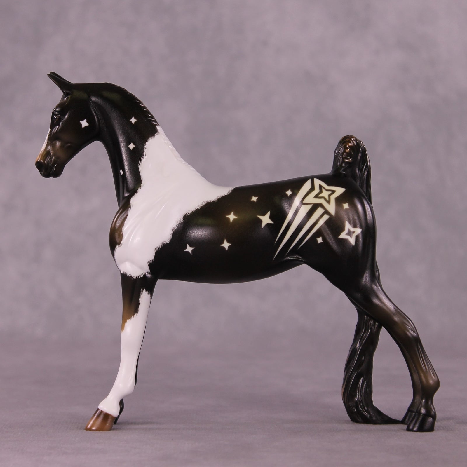 Shooting Star OOAK Pebble Saddlebred by Kike Duarte EQ25